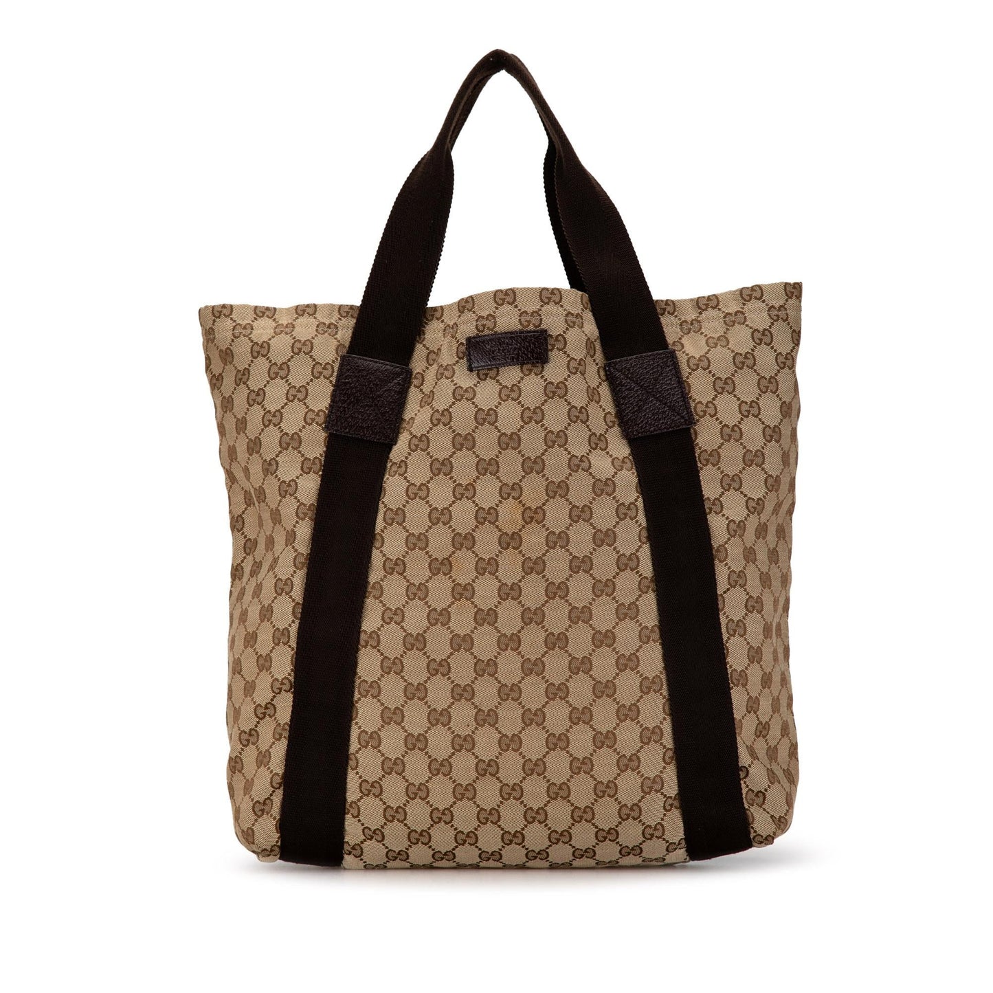 Gucci GG SHG-Qc1cos Canvas Brown Tote Bag