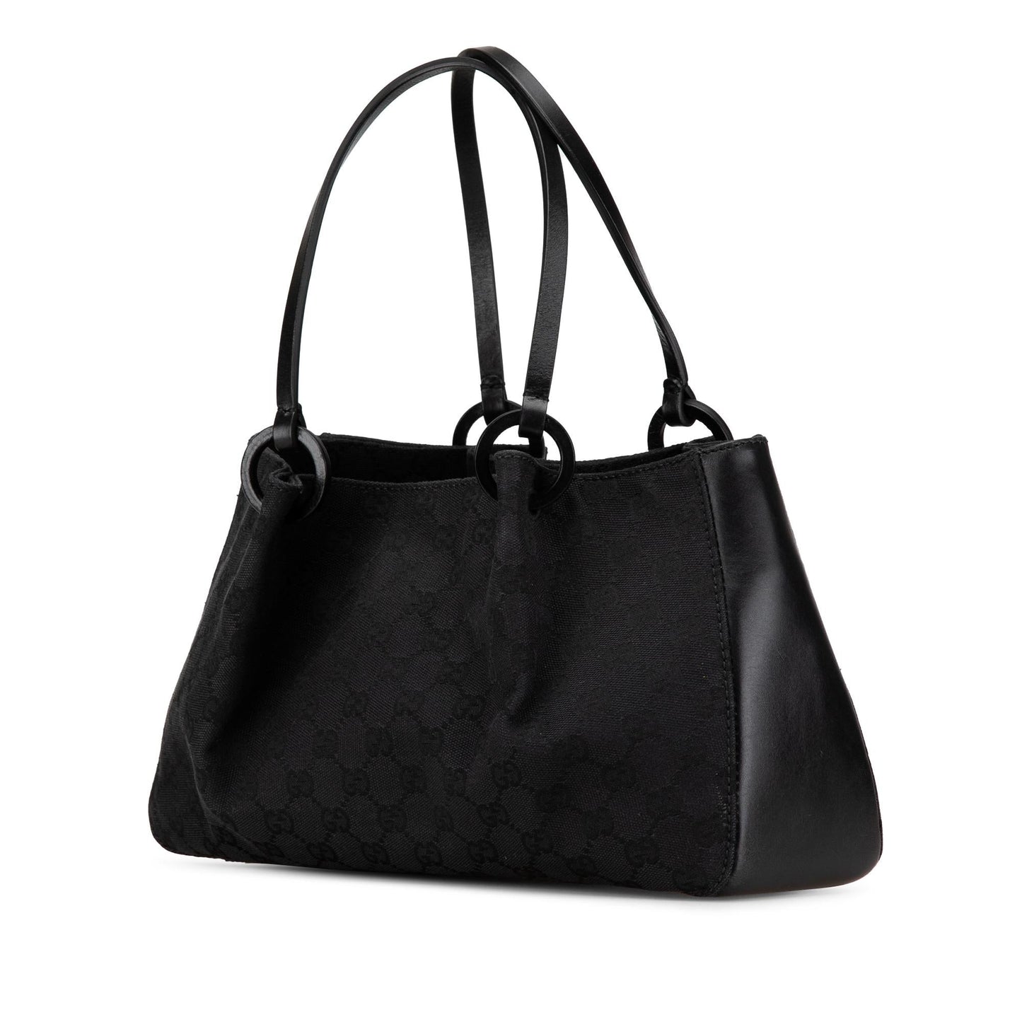 Gucci GG Canvas Black Tote Bag Tote 2