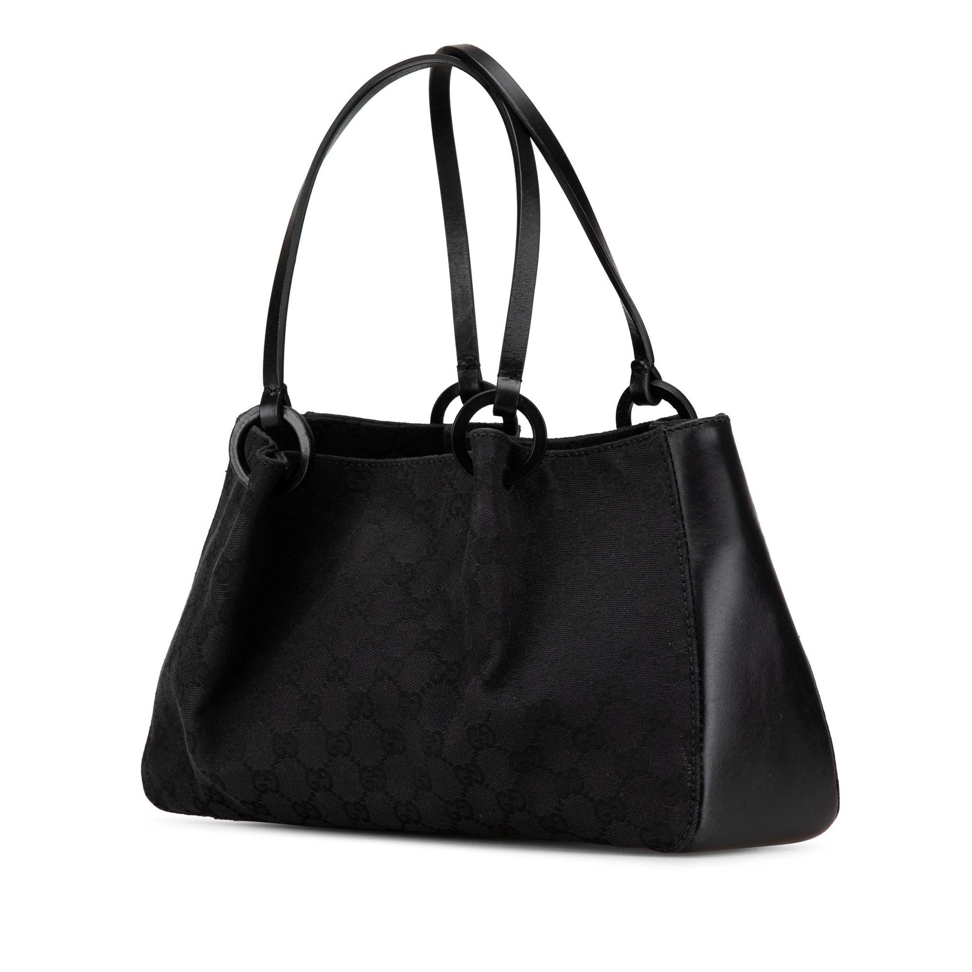 Gucci GG Canvas Black Tote Bag Tote 2