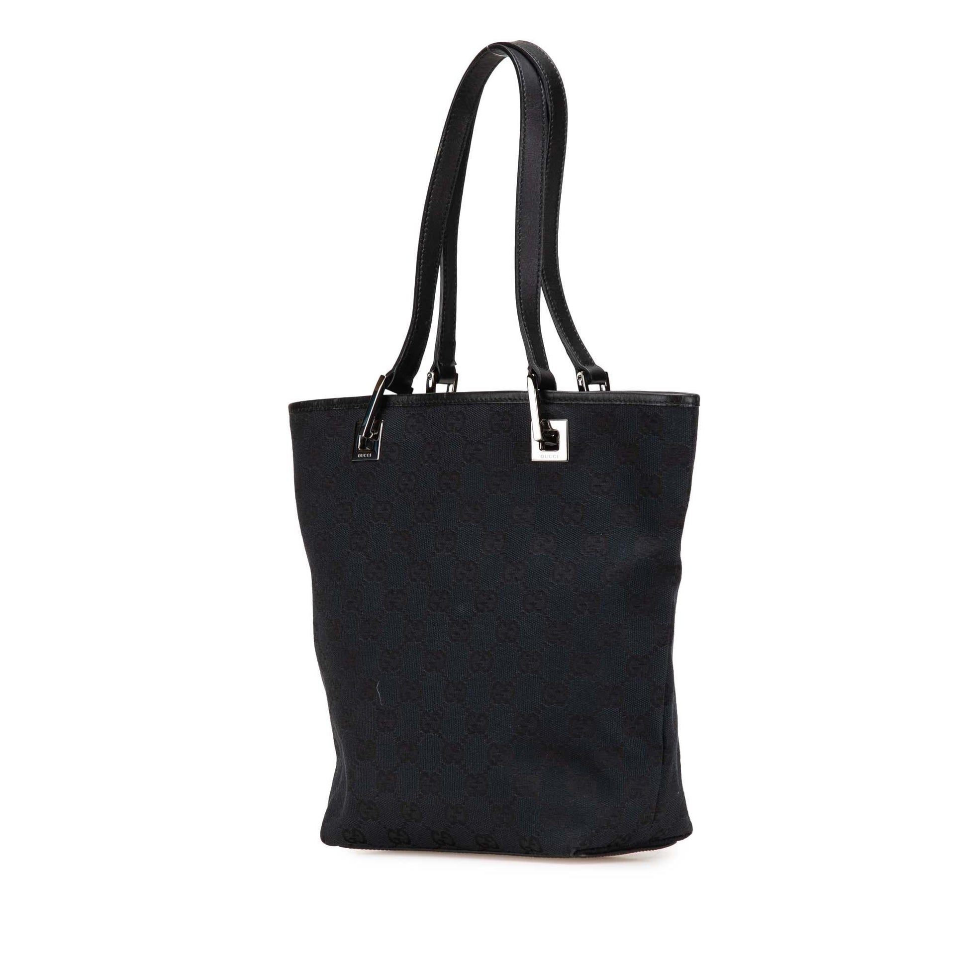 Gucci GG Canvas Blue Tote Bag