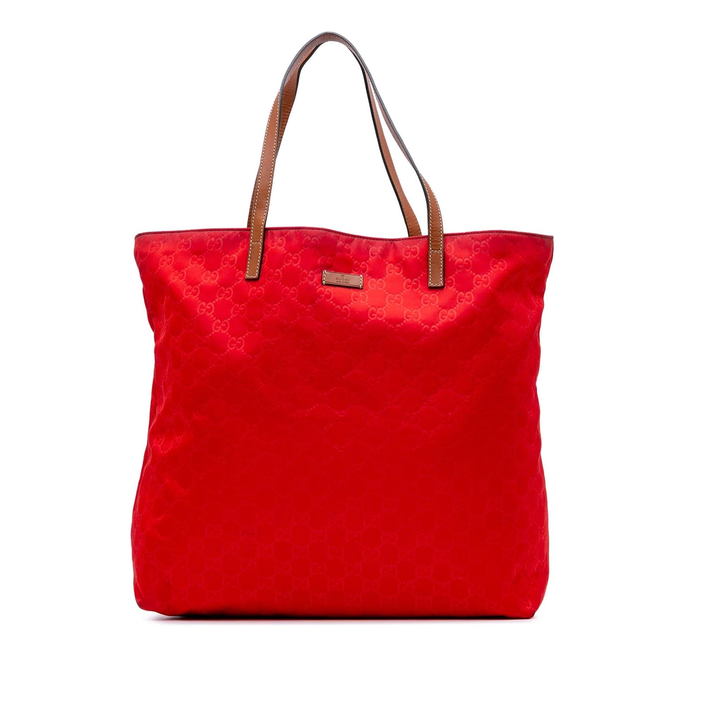 Gucci GG Canvas Red Tote Bag