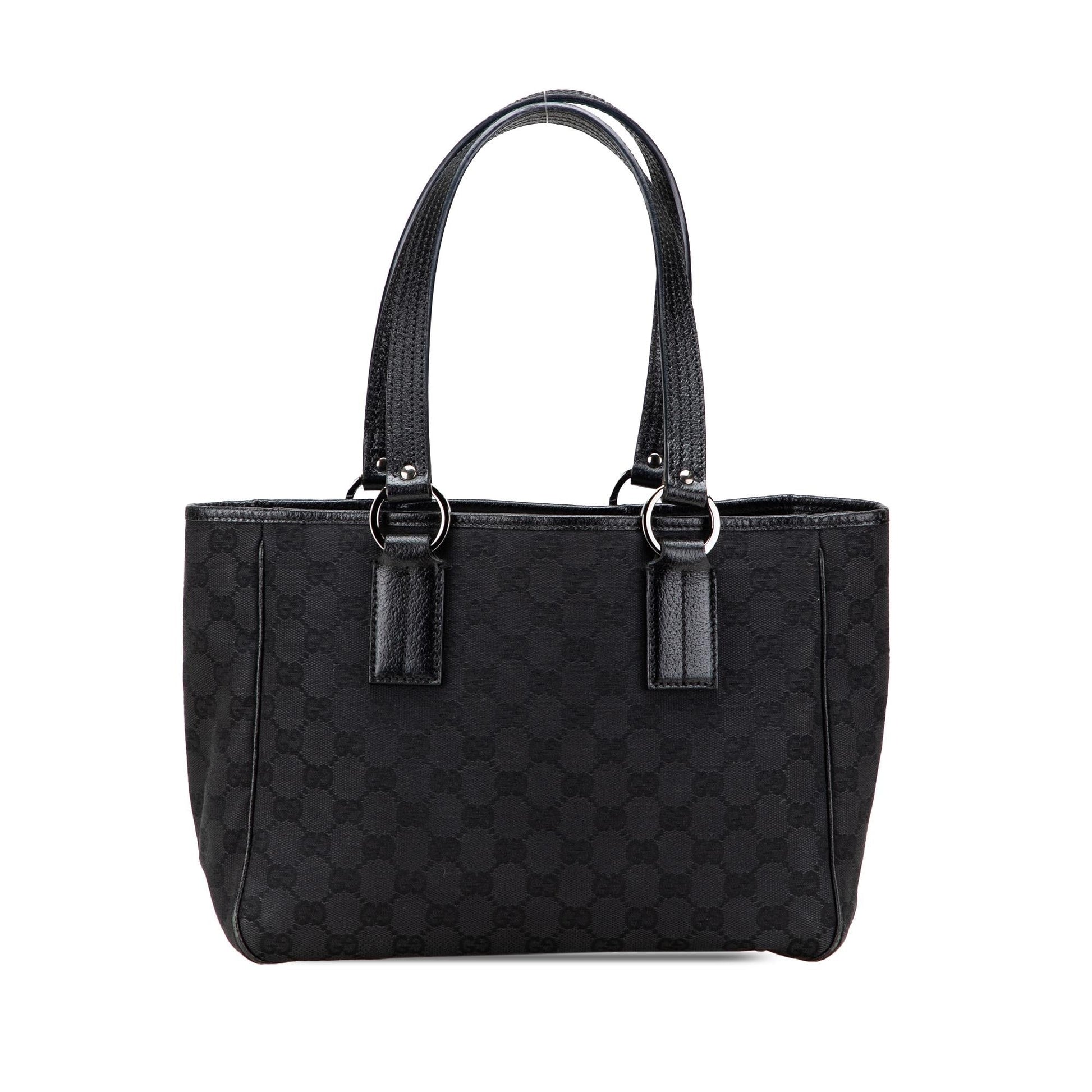 Gucci GG Canvas Black Tote Bag