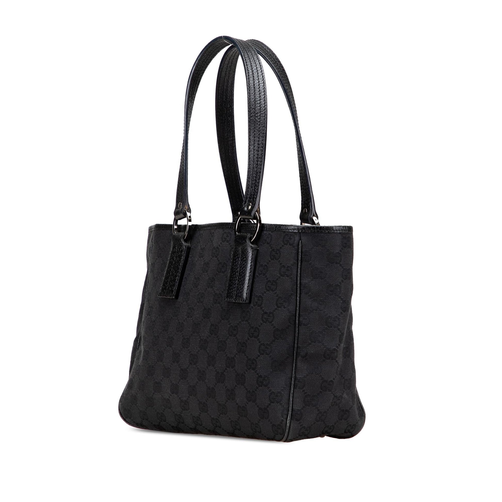 Gucci GG Canvas Black Tote Bag