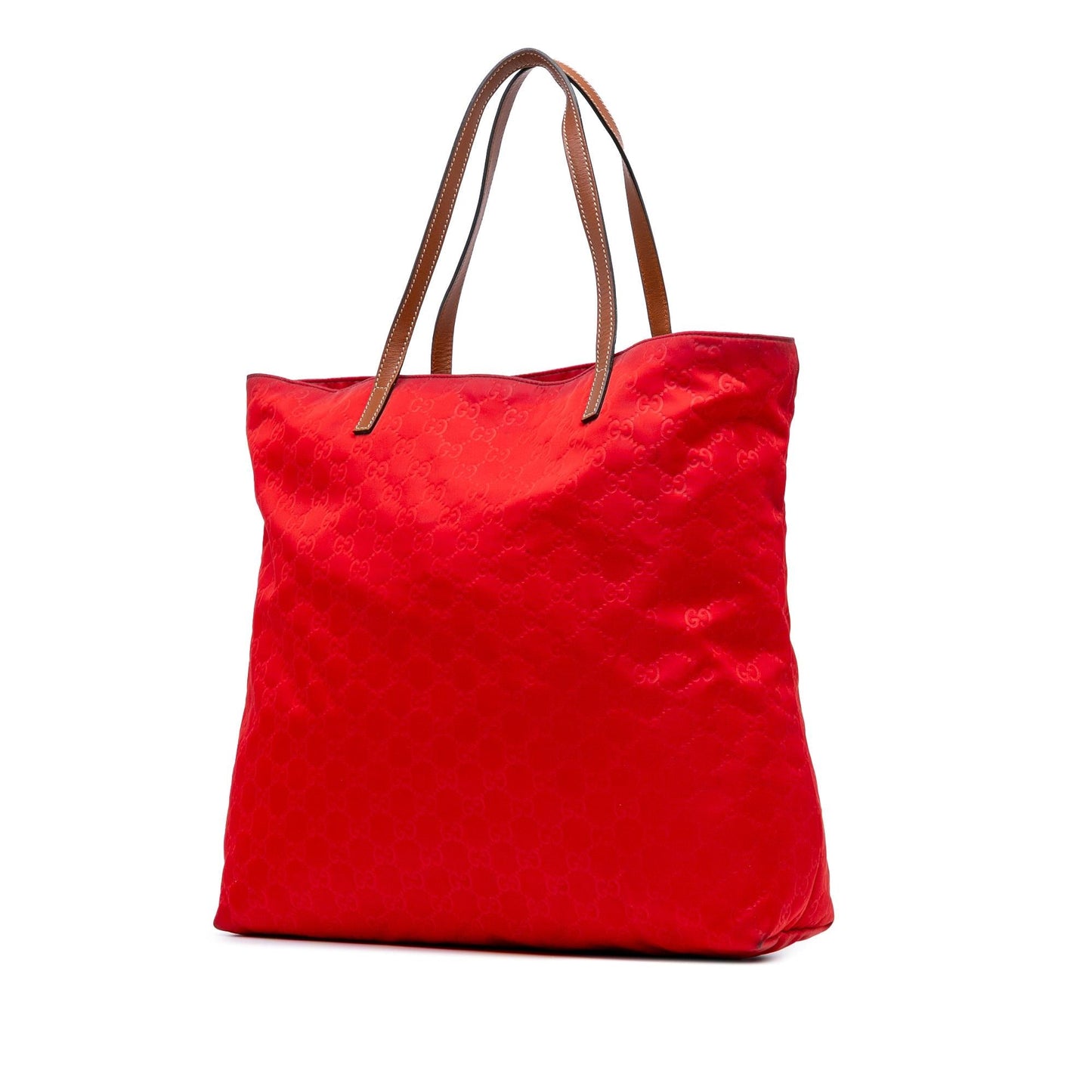 Gucci GG Canvas Red Tote Bag Tote 22