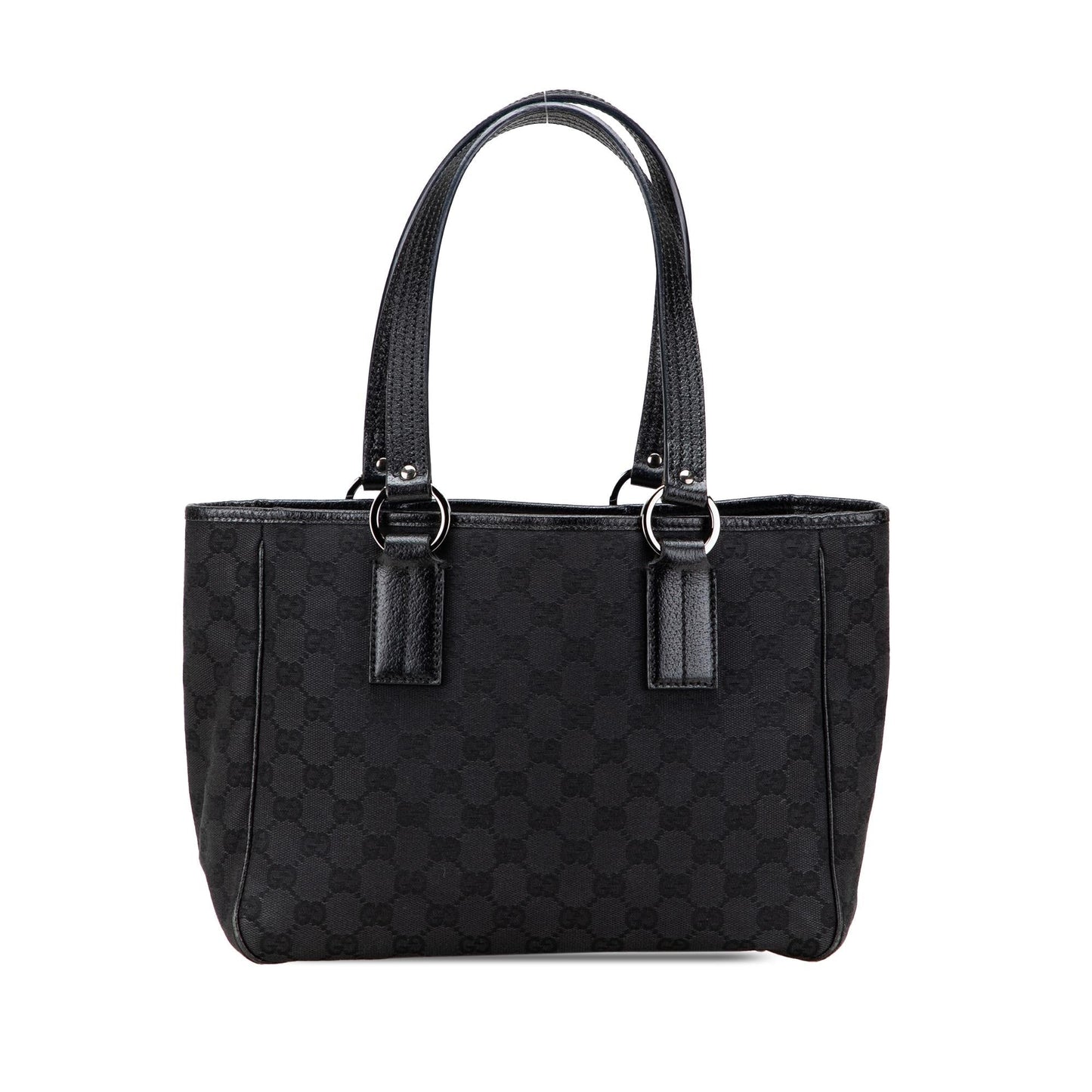 Gucci GG Canvas Black Tote Bag Tote 29