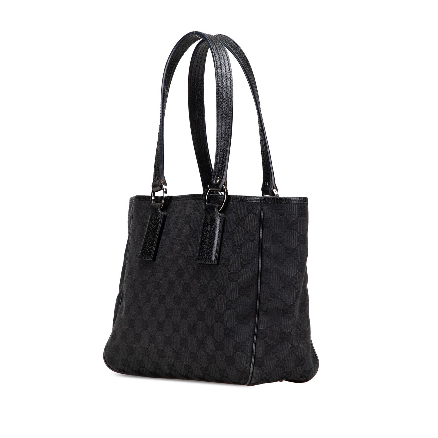 Gucci GG Canvas Black Tote Bag Tote 29