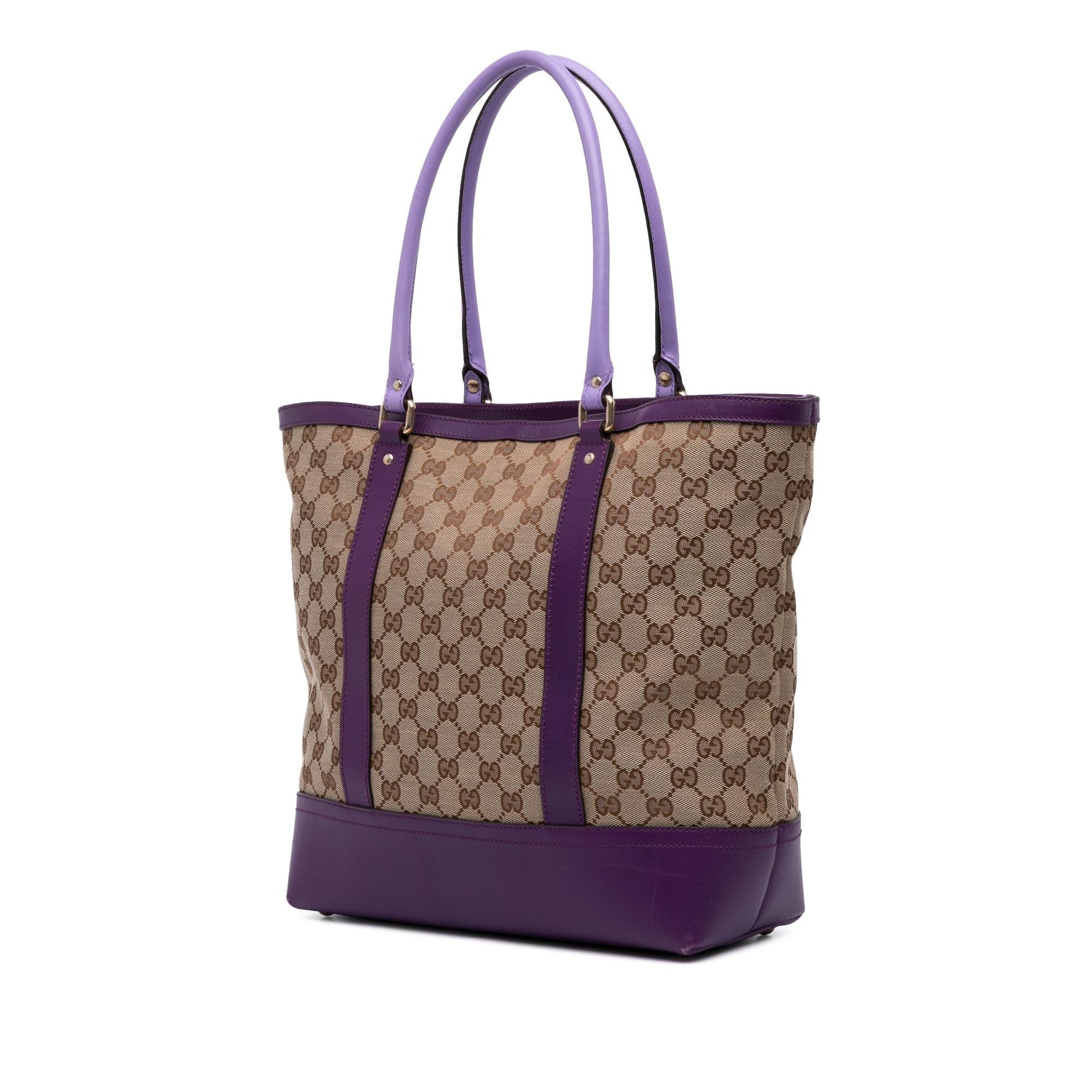 Gucci GG Canvas Brown Tote Bag Tote 31