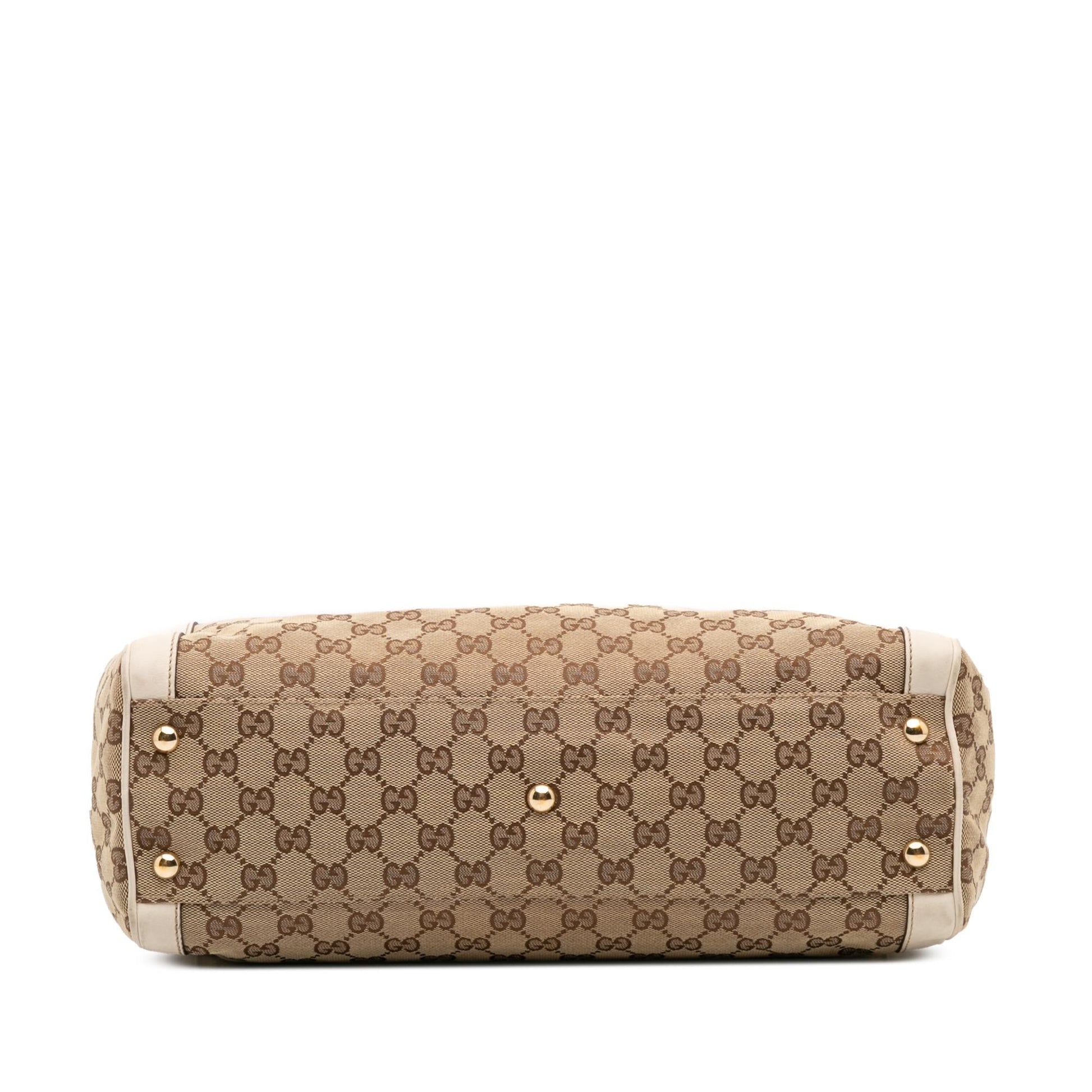 Gucci GG Trophy Canvas Tote Bag