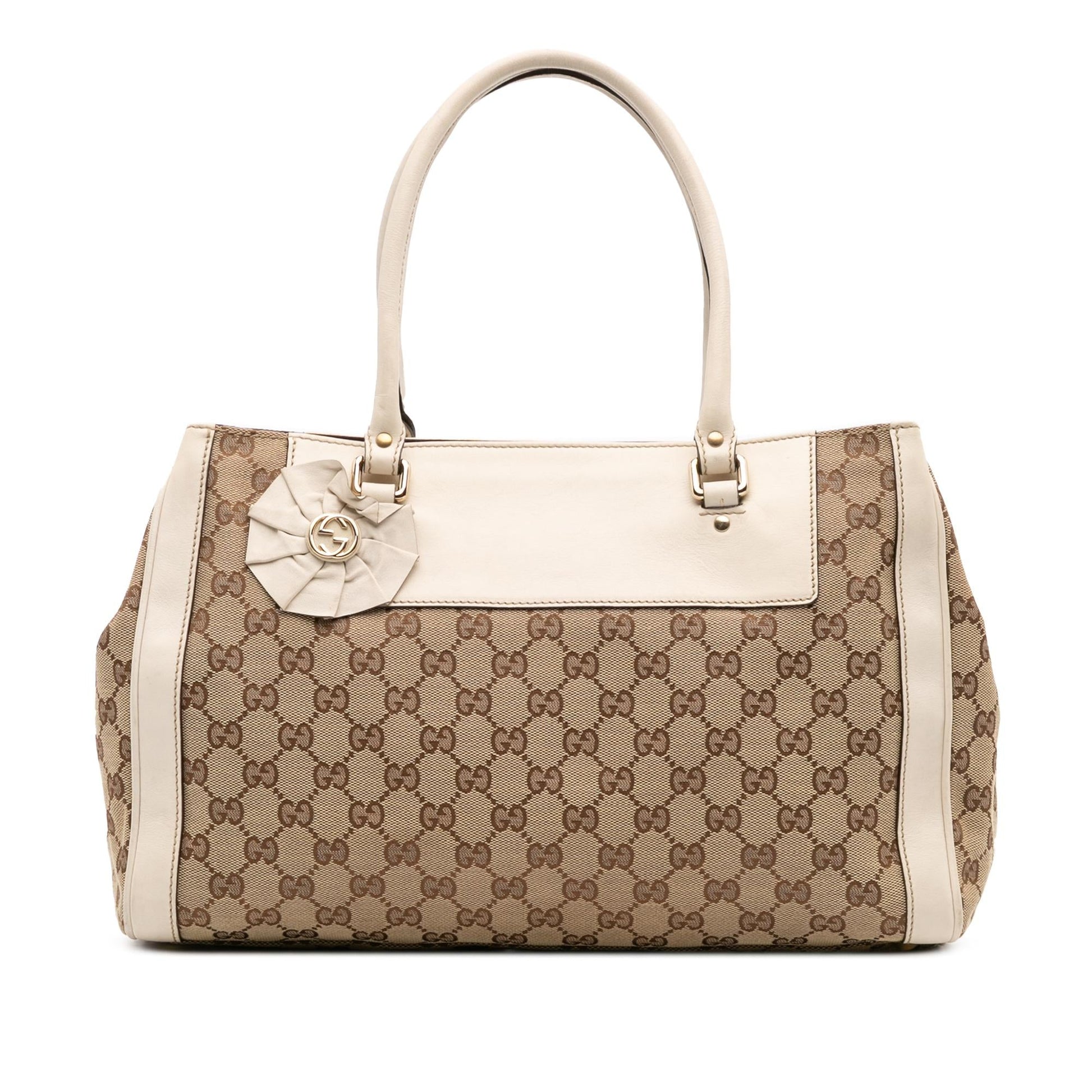 Gucci GG Trophy Canvas Tote Bag