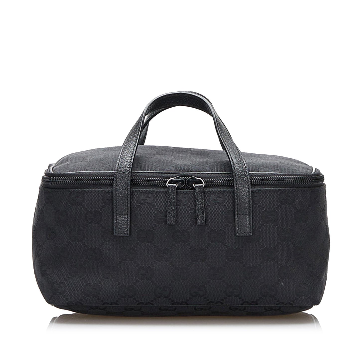 Gucci GG Vanity SHG-rK7Ixo Canvas Black Handbag