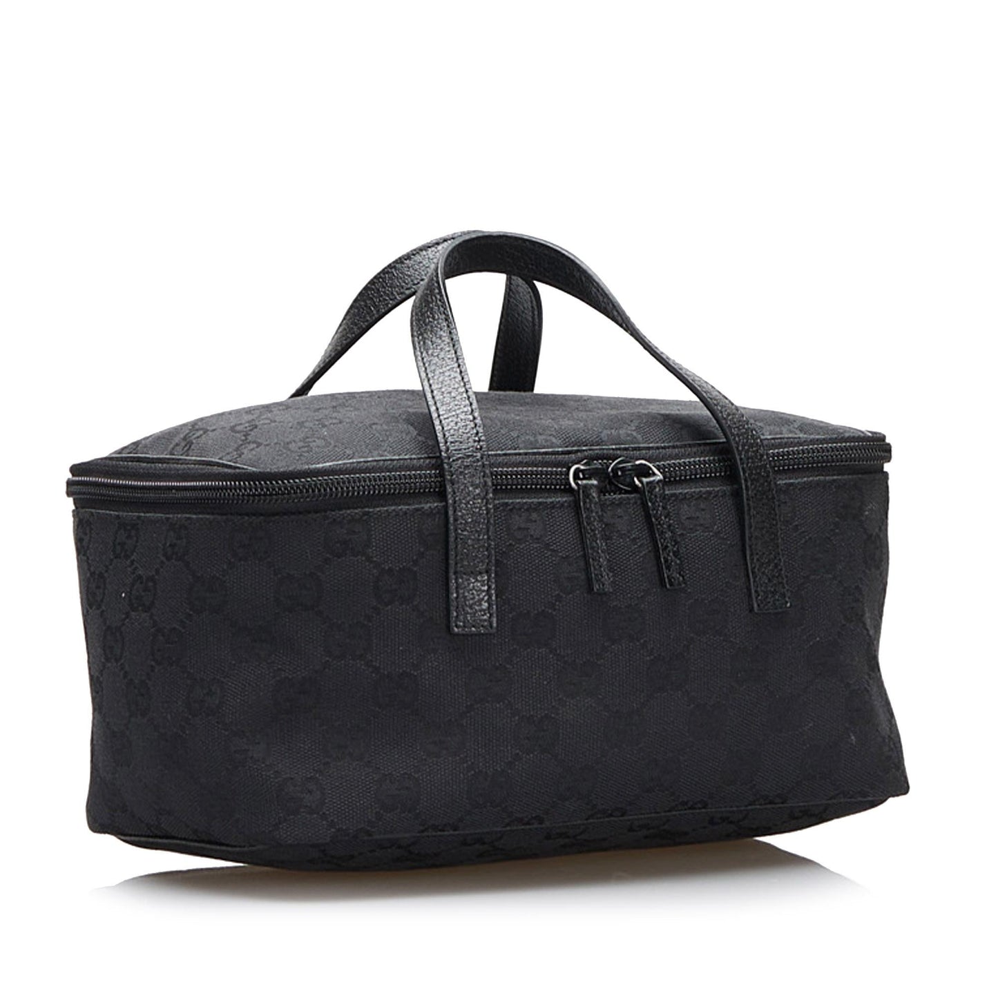 Gucci GG Vanity SHG-rK7Ixo Canvas Black Handbag