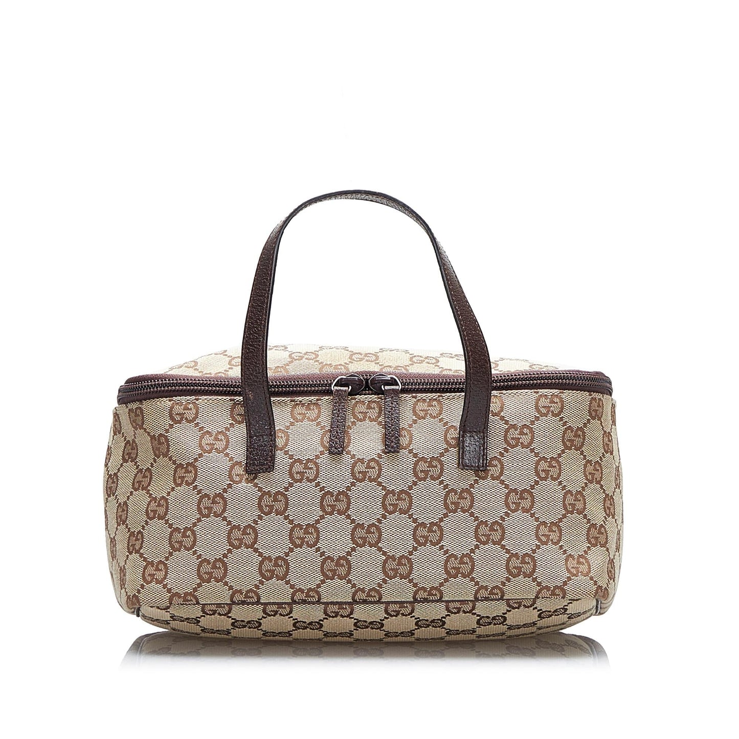 Gucci GG Vanity SHG-bHCrBU Canvas Brown Handbag