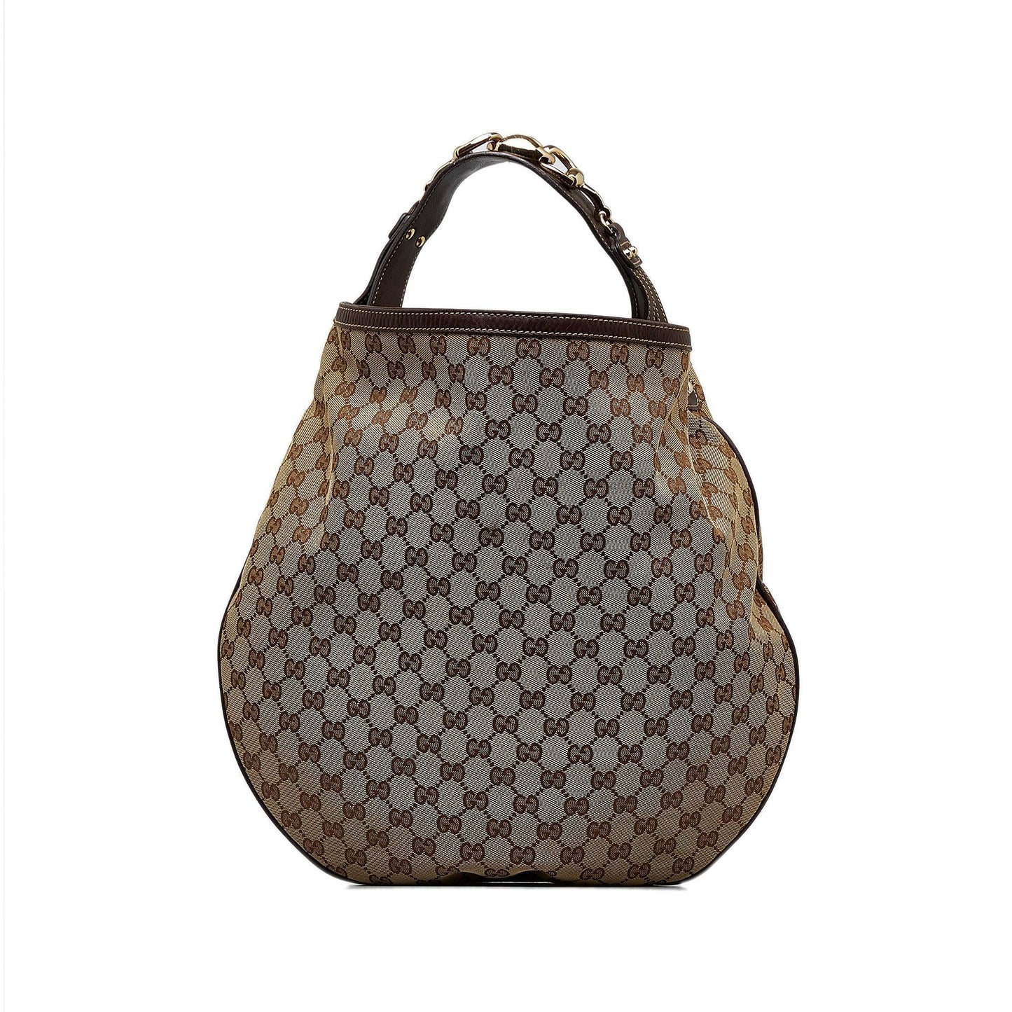 Gucci GG Wave SHG-LhwmxY Canvas Calf Brown Shoulder Bag