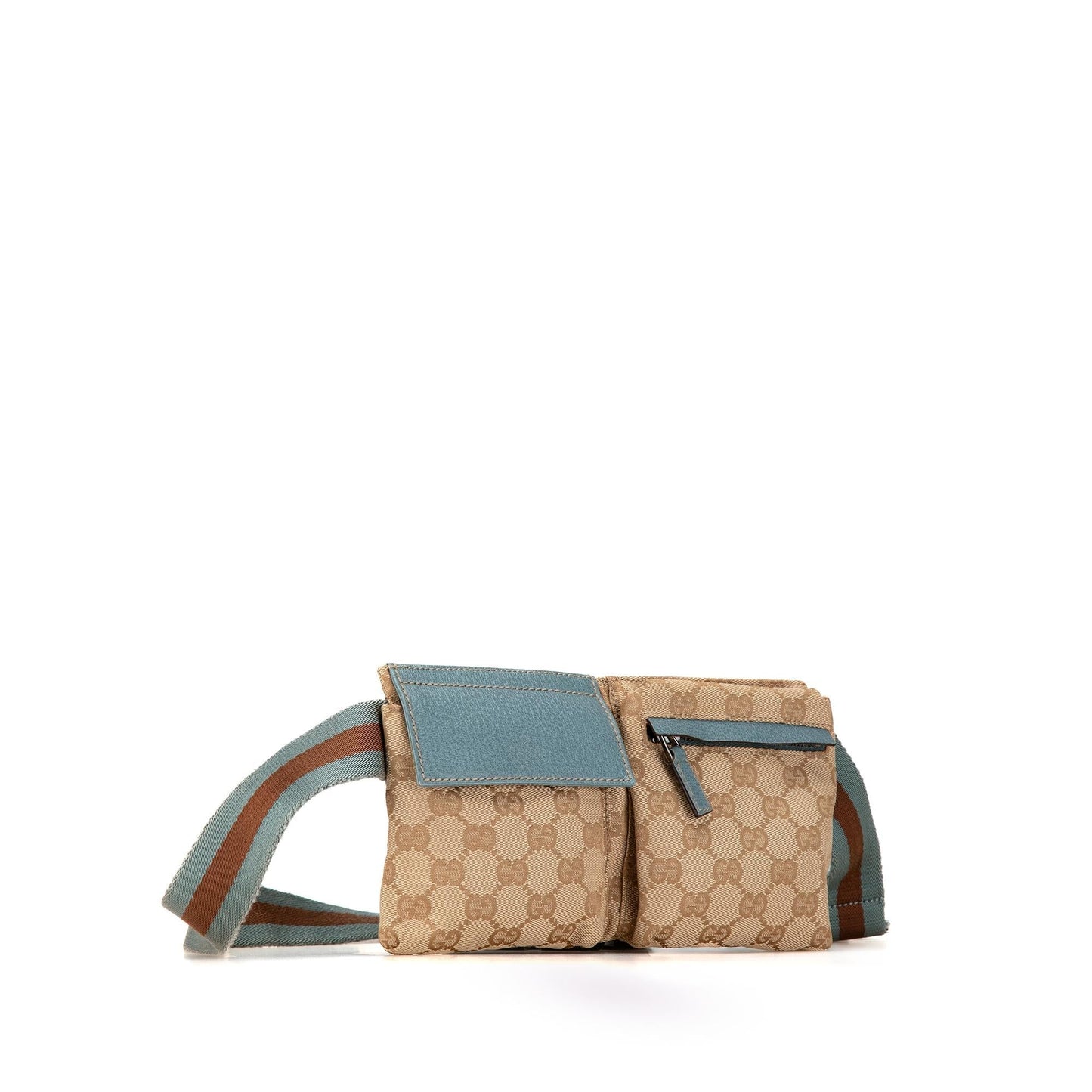 Gucci GG Web Belt SHG-ps7Zc5 Canvas Brown Accessory