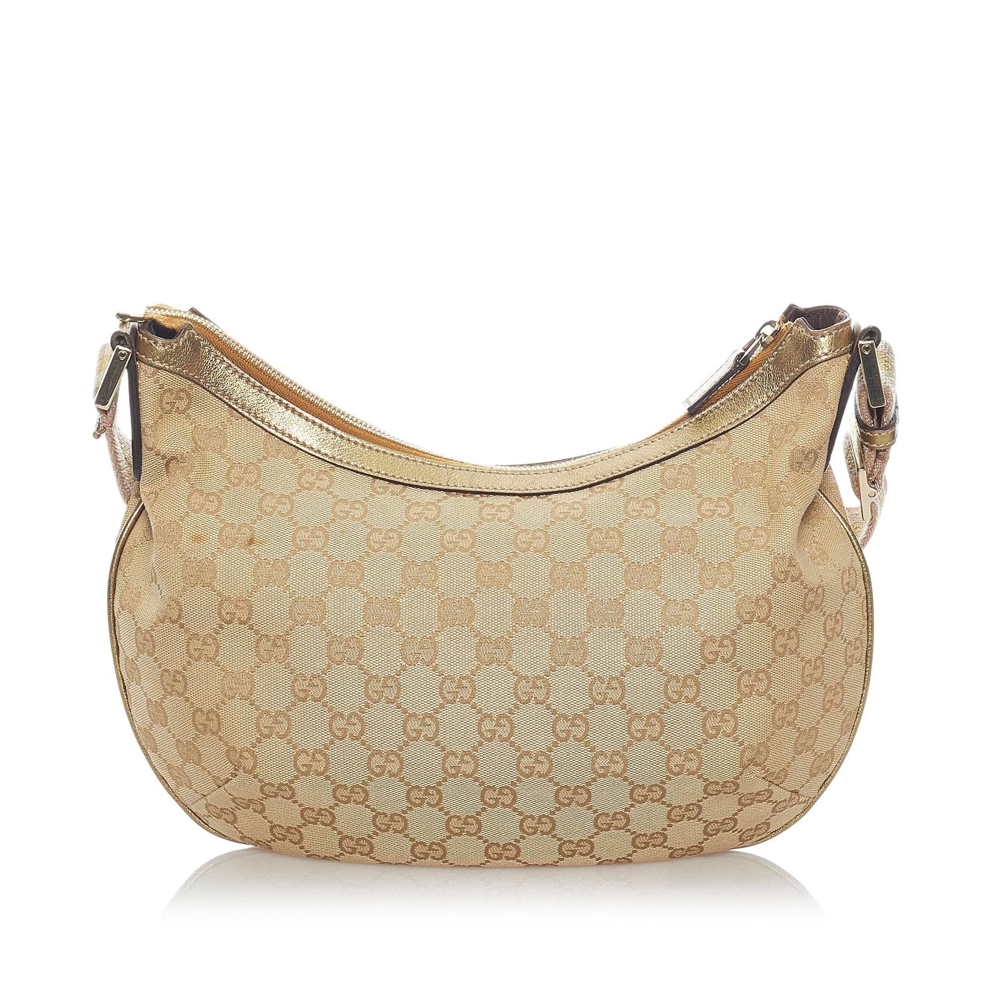 Gucci GG Web SHG Canvas Brown Crossbody Bag 3