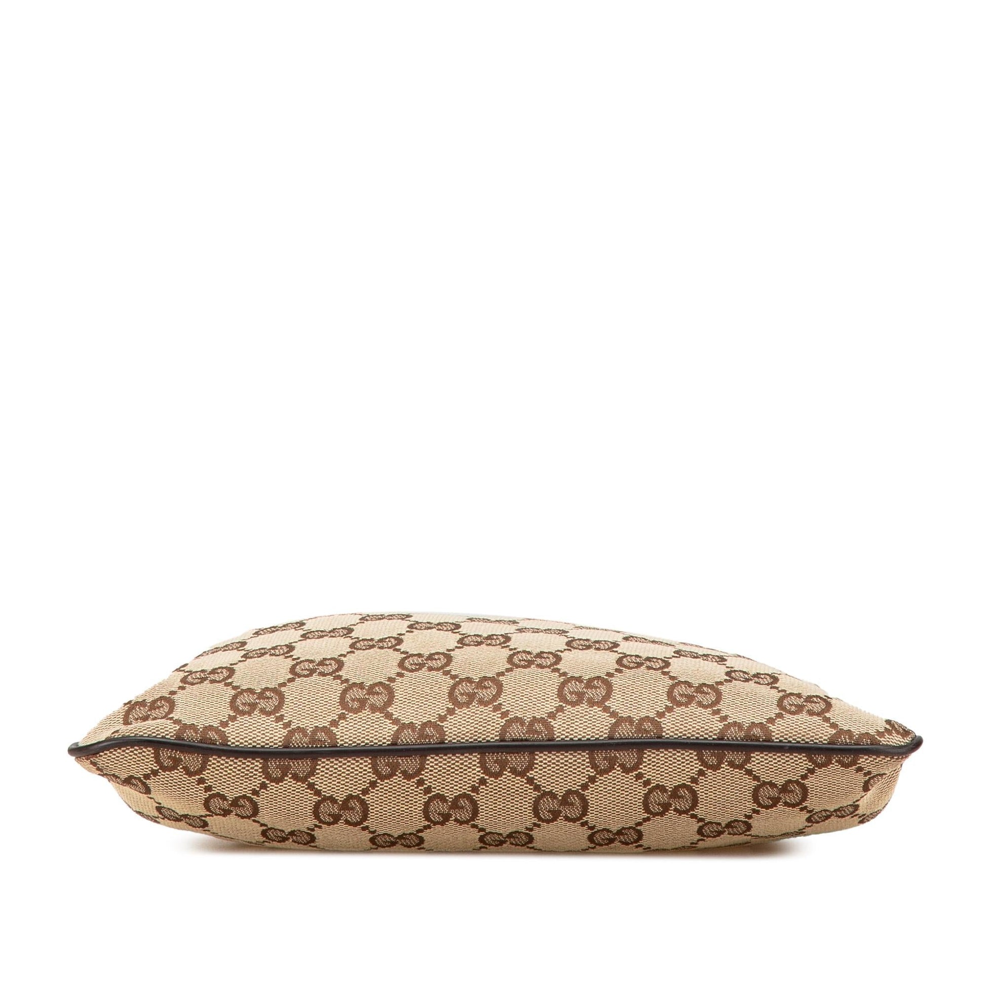 Gucci GG Web Canvas Brown Crossbody Bag Crossbody 1