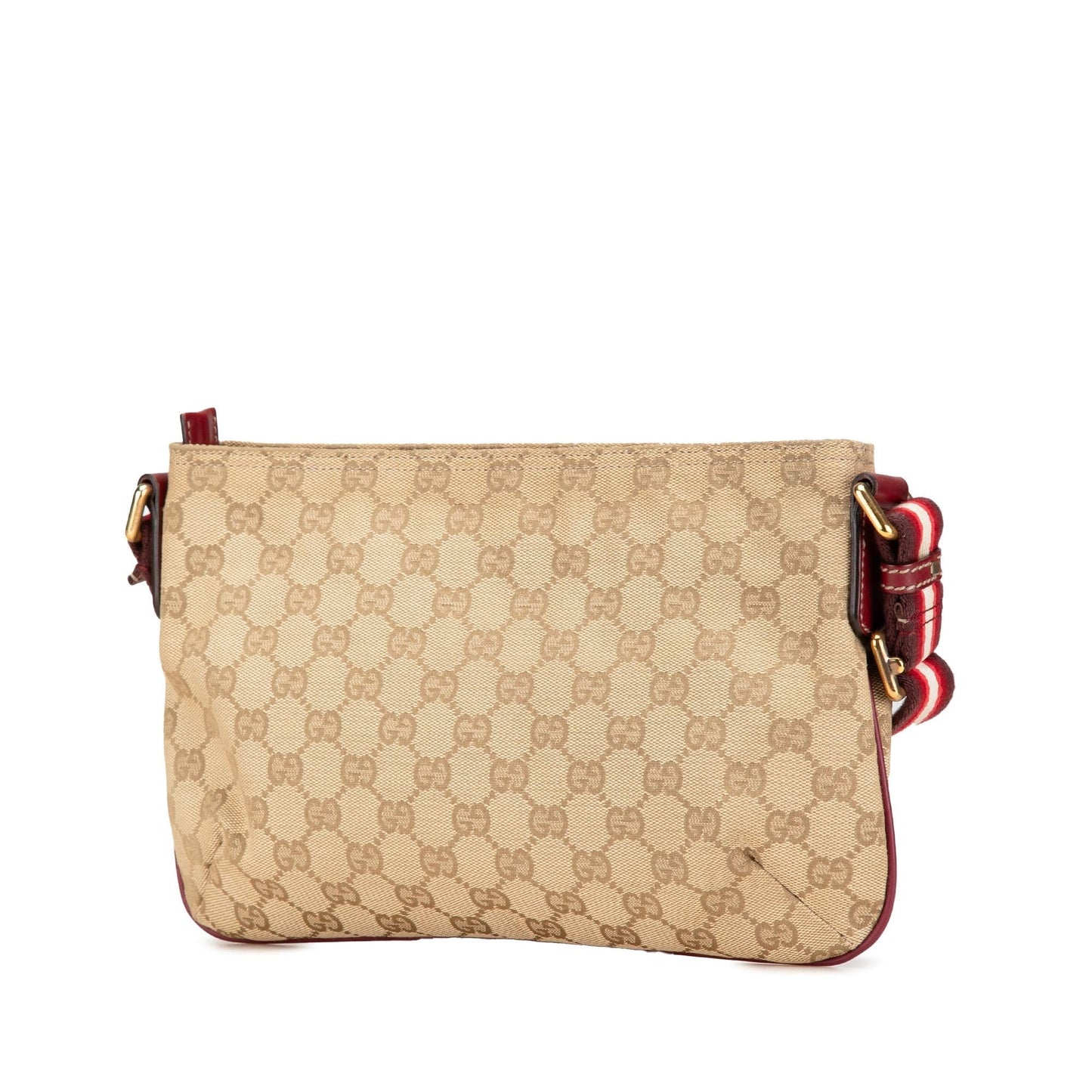 Gucci GG Web Canvas Brown Crossbody Bag Crossbody 3