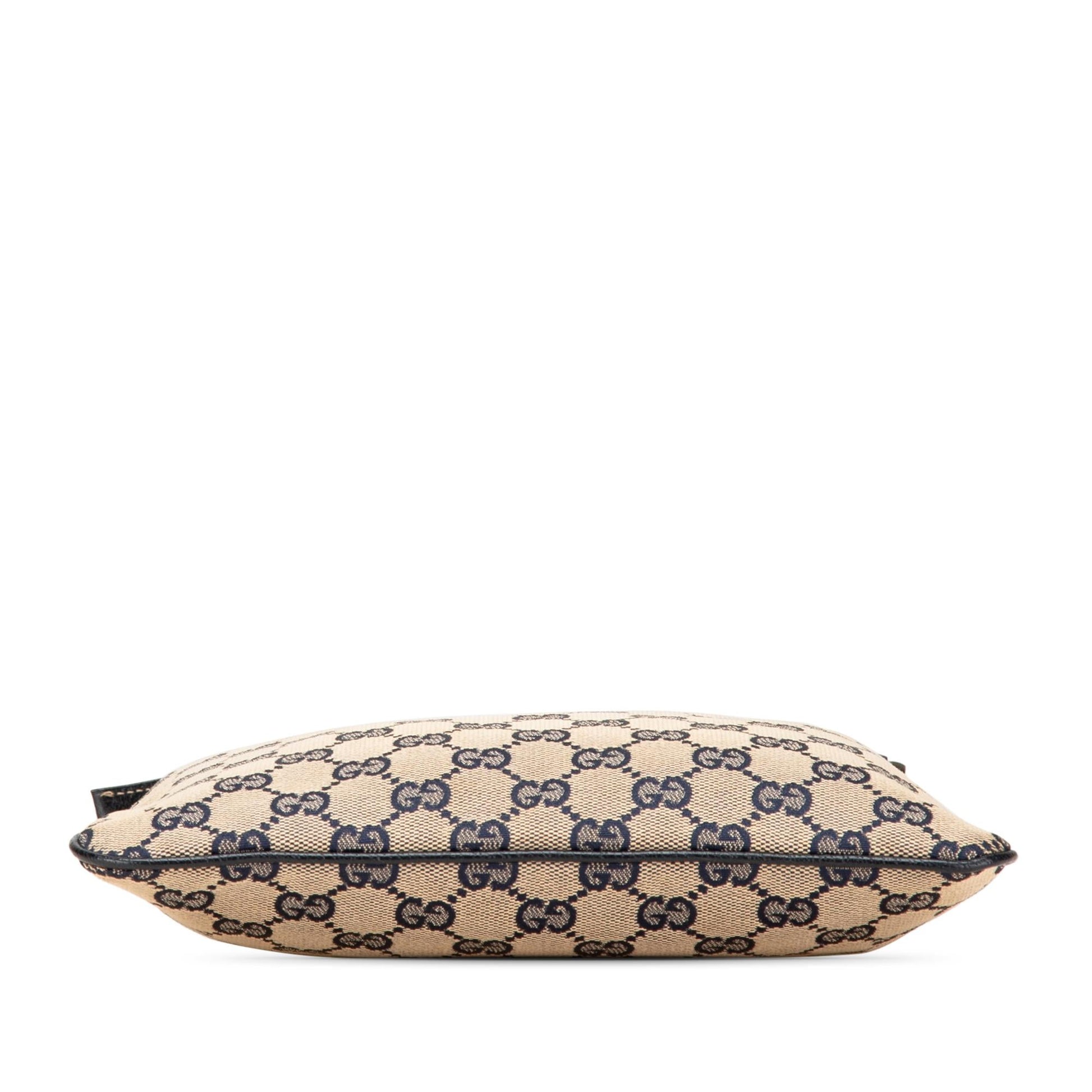 Gucci GG Web Canvas Brown Crossbody Bag