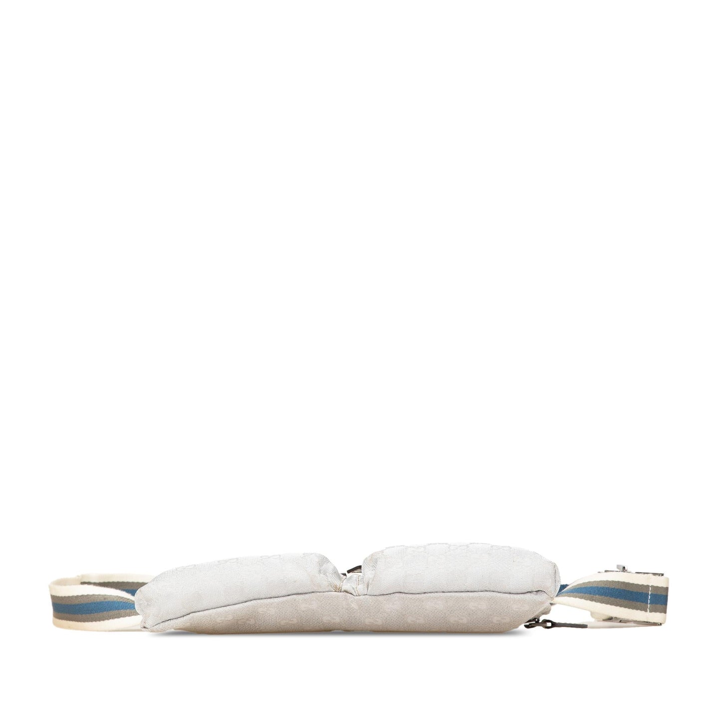 Gucci GG Web Double Pocket Belt Canvas White Accessory