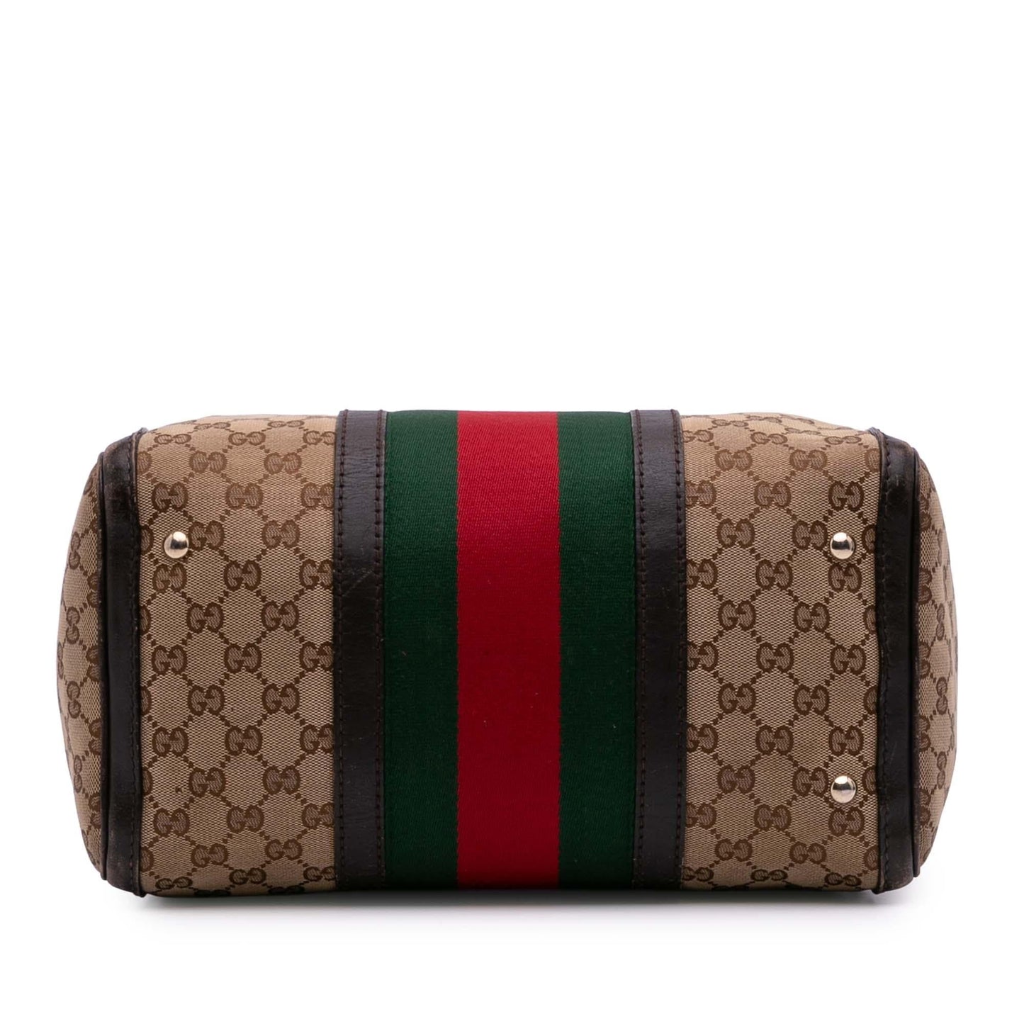 Gucci GG Web Joy Boston Canvas Travel Bag Bag 11