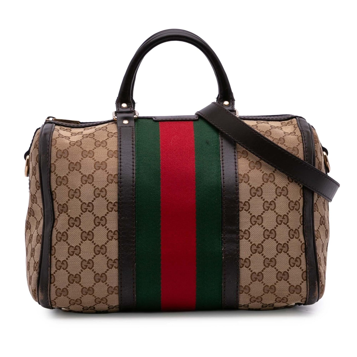 Gucci GG Web Joy Boston Canvas Travel Bag Bag 11