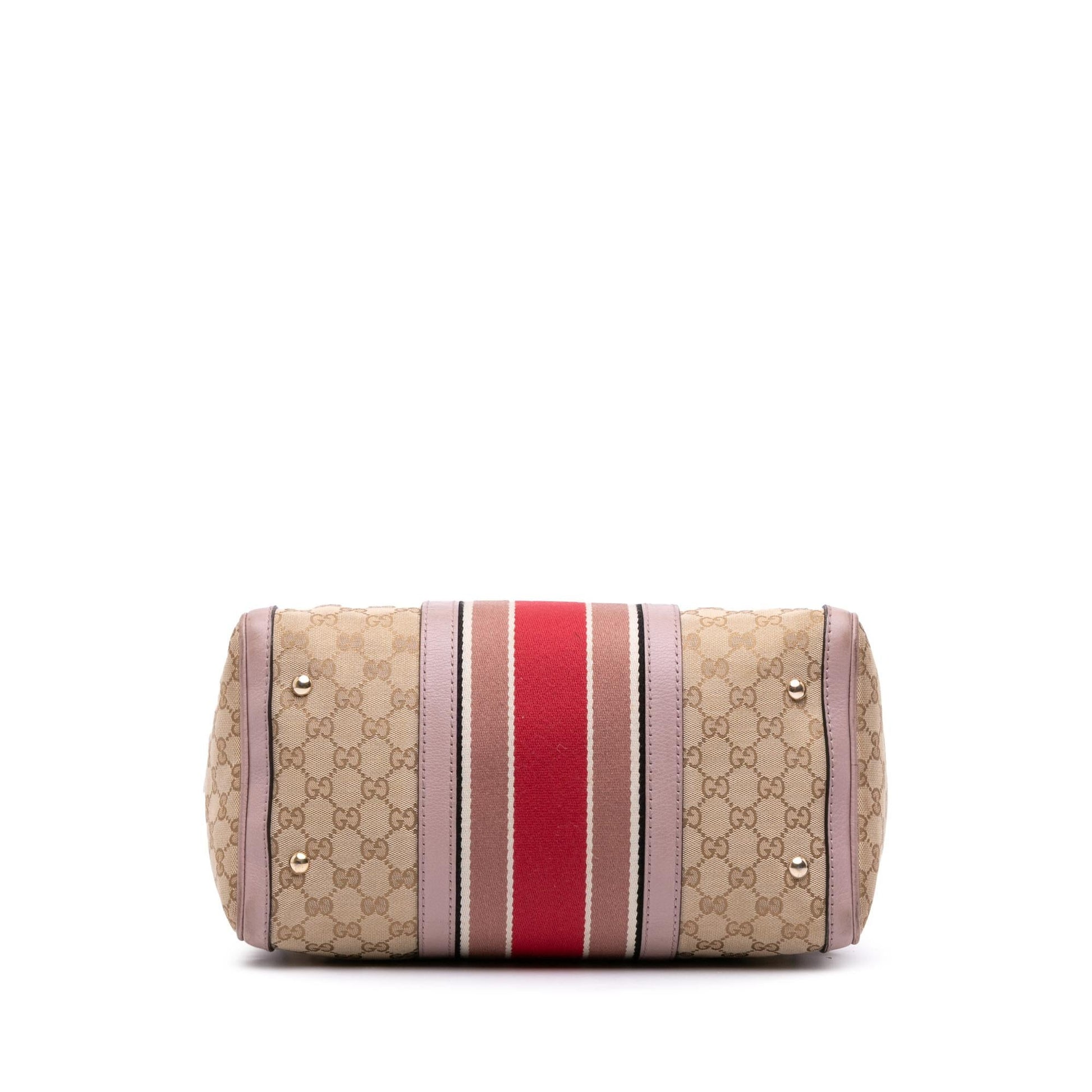 Gucci GG Web Joy Boston Canvas Travel Bag