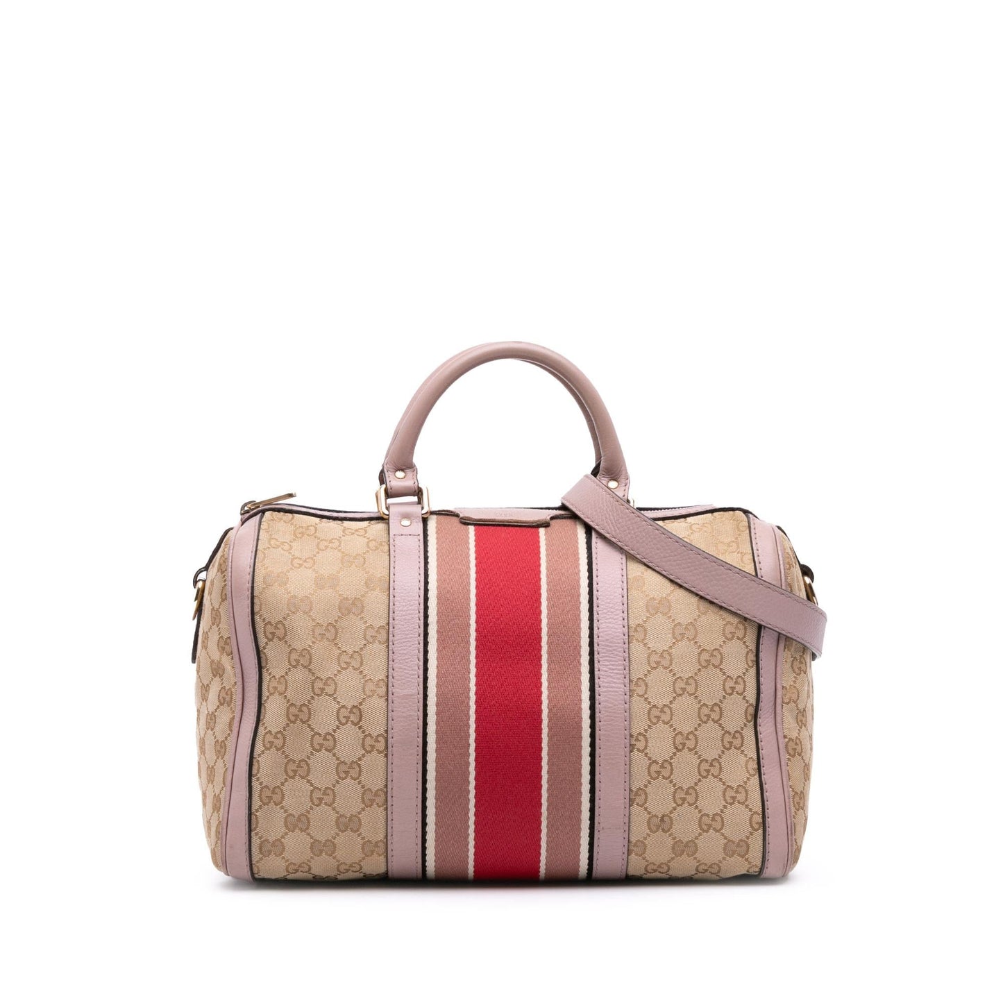 Gucci GG Web Joy Boston Canvas Travel Bag