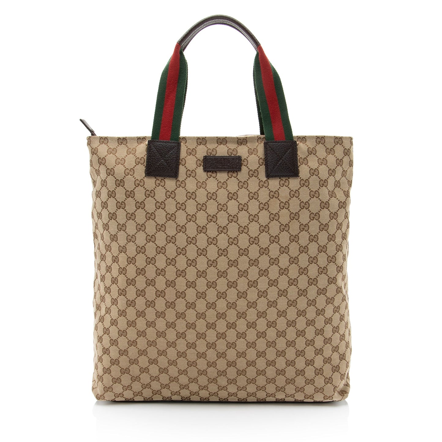 Gucci GG Web N S Canvas Large Tote Bag