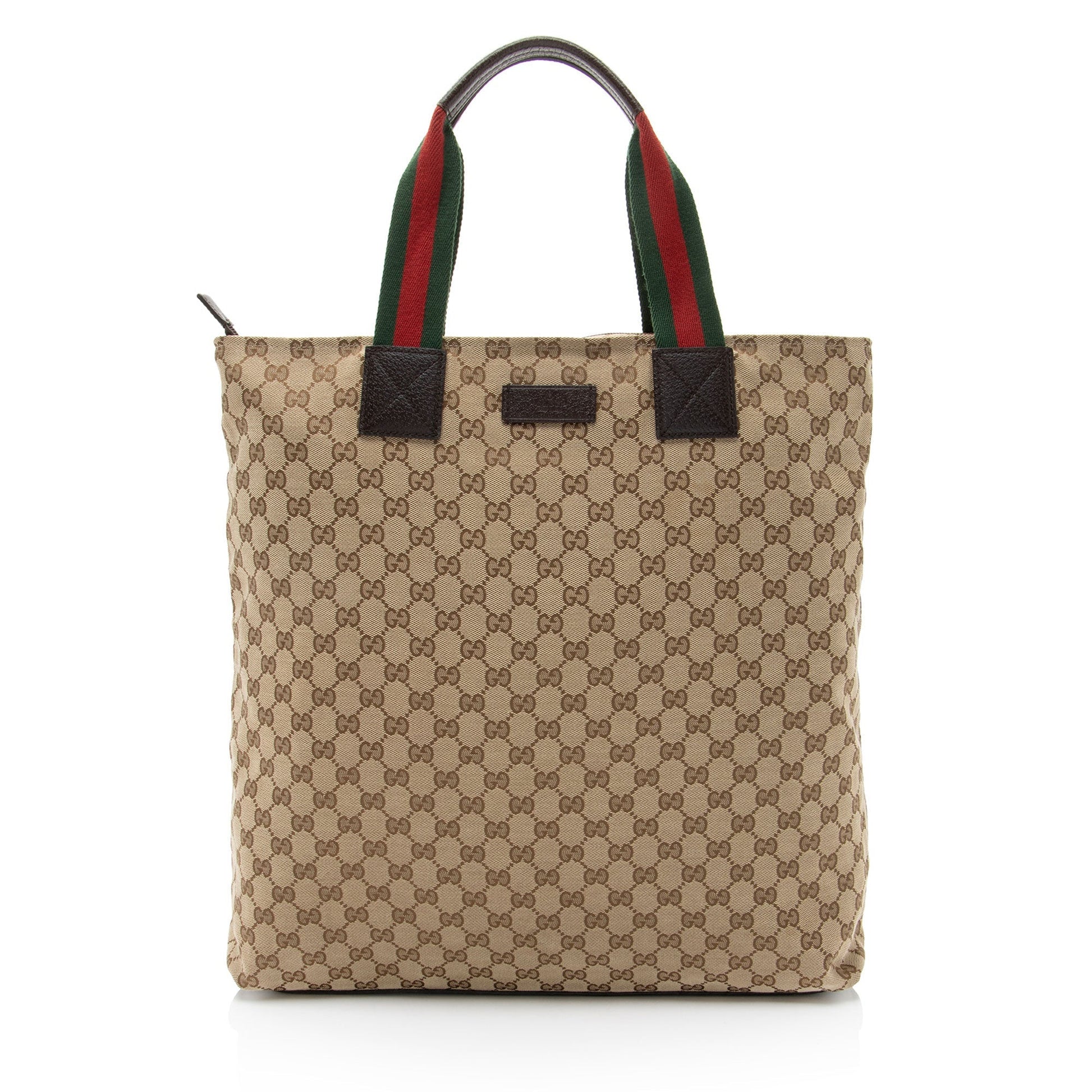 Gucci GG Web N S Canvas Large Tote Bag