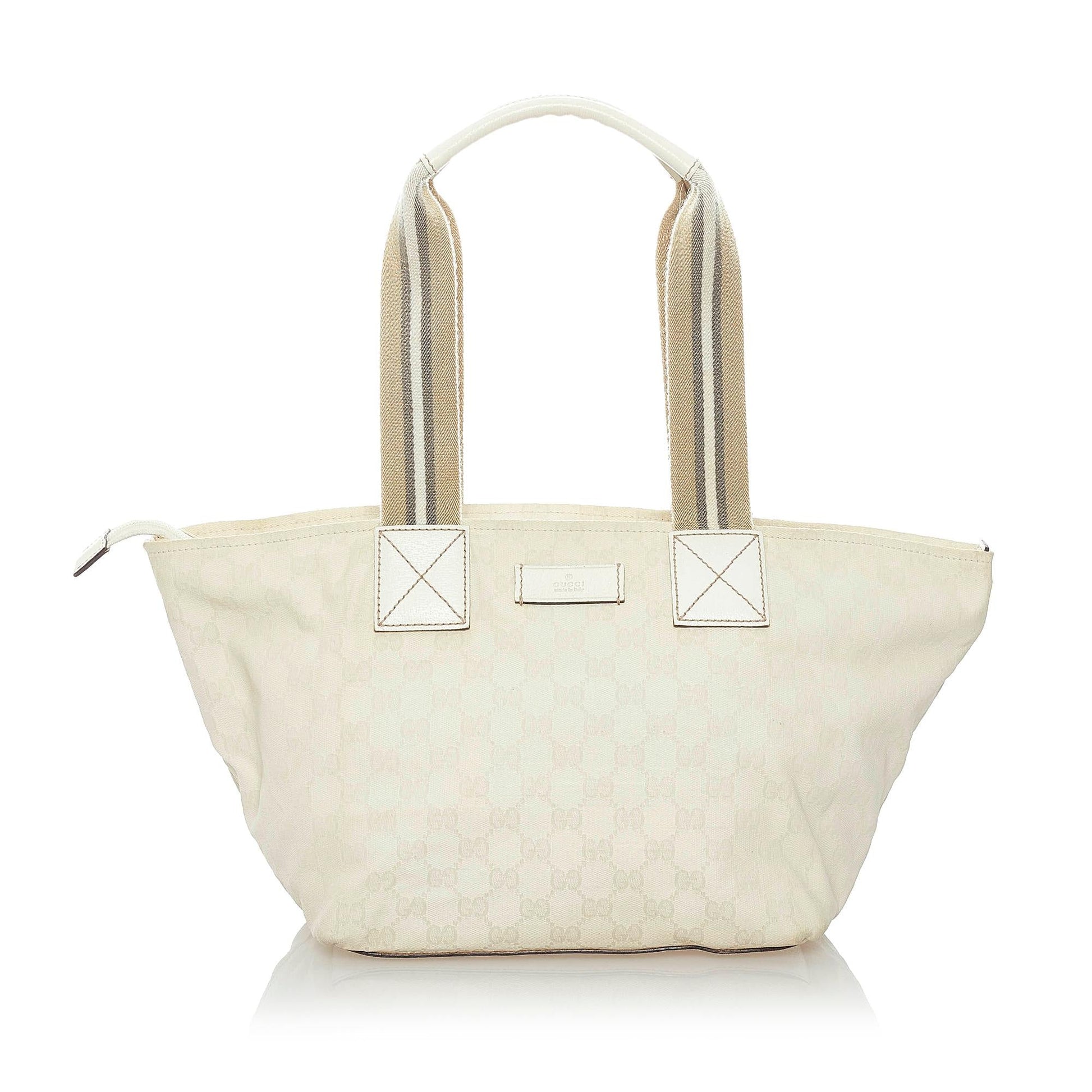 Gucci GG Web SHG Canvas Brown Shoulder Bag 3