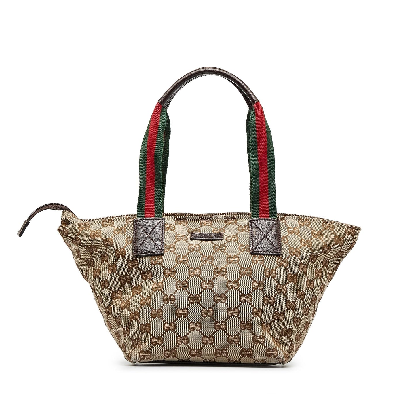Gucci GG Web SHG-kONkVx Canvas Brown Shoulder Bag
