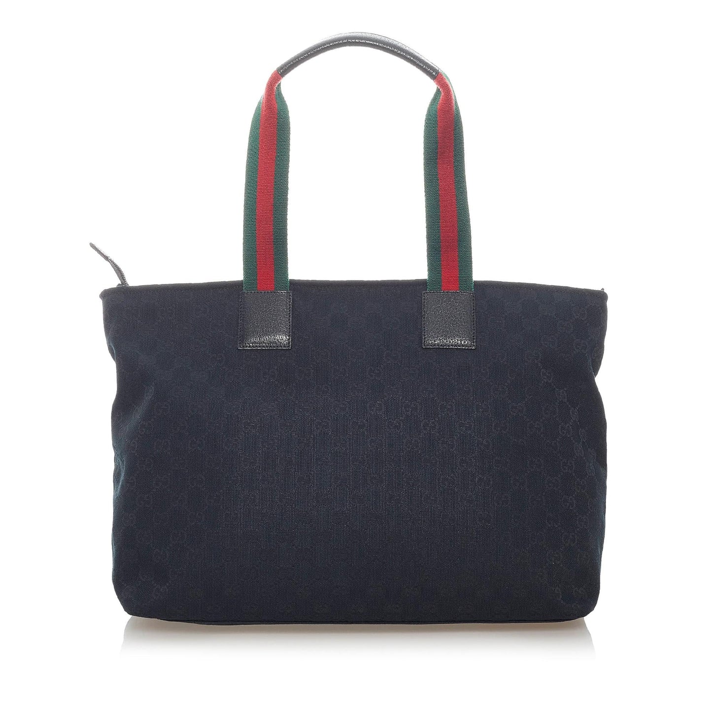 Gucci GG Web SHG Canvas Black Tote Bag 3