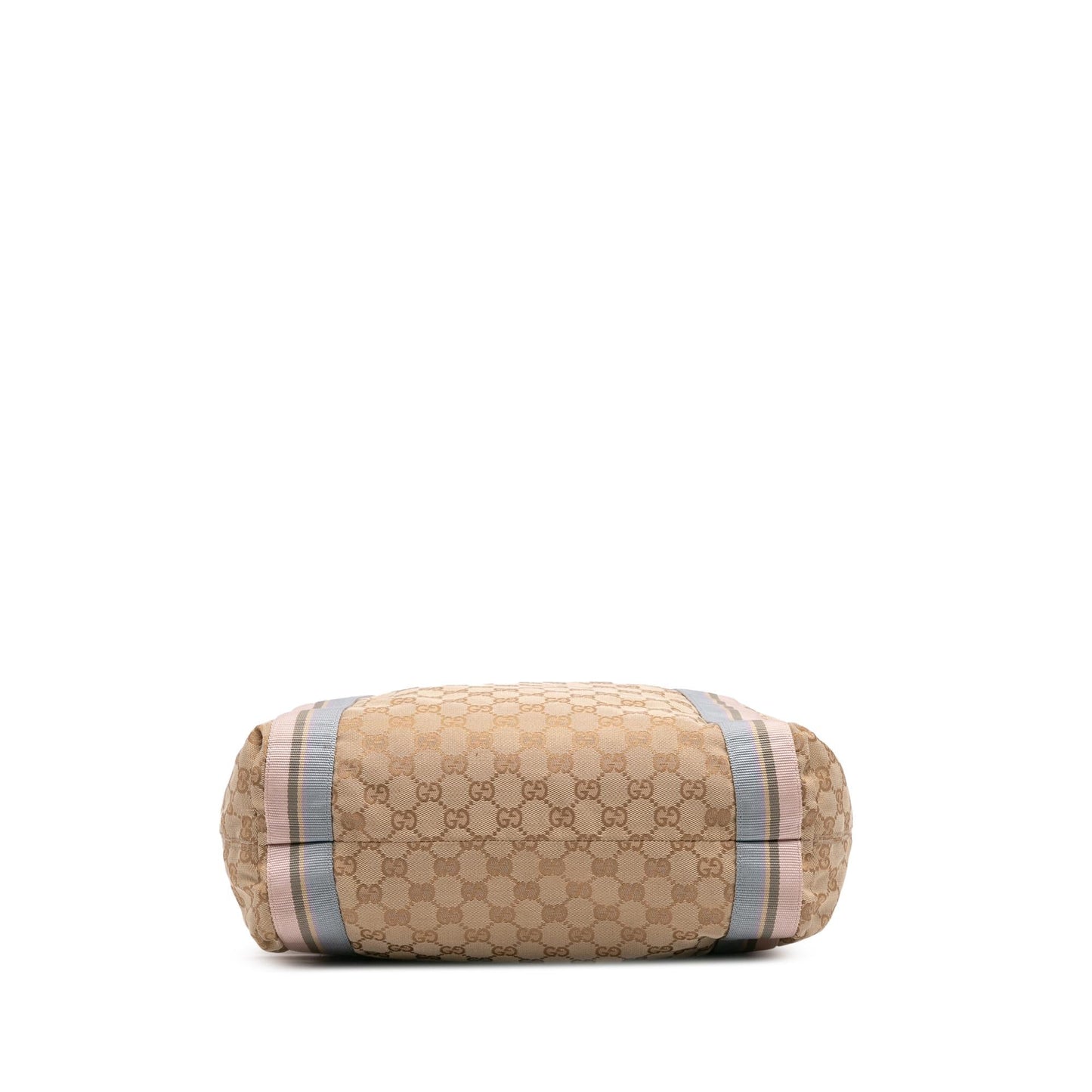 Gucci GG Web Canvas Brown Tote Bag Tote 7