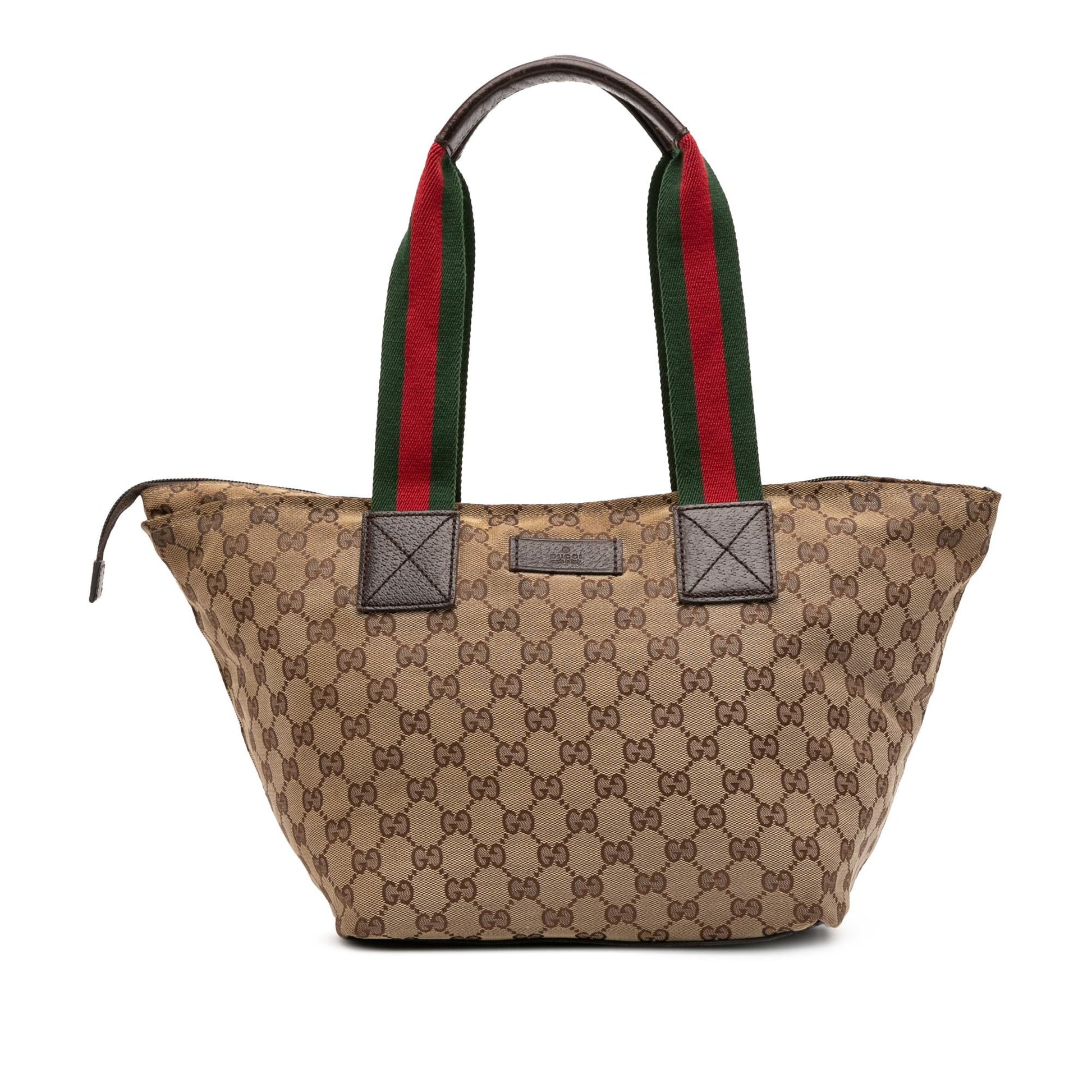 Gucci GG Web Canvas Tote Bag Tote 13
