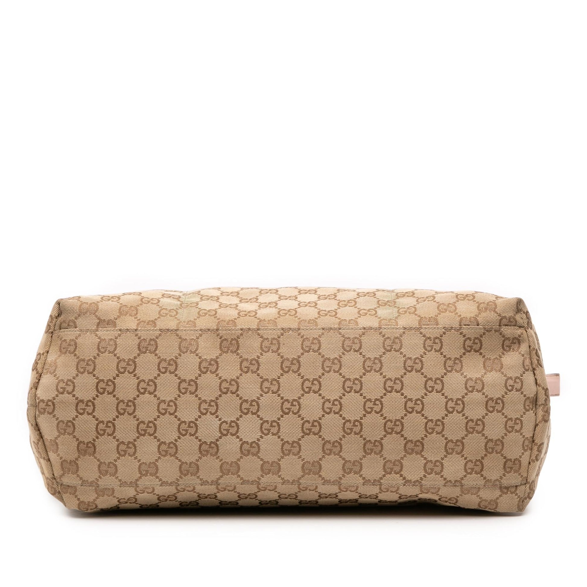 Gucci GG Web Canvas Tote Bag