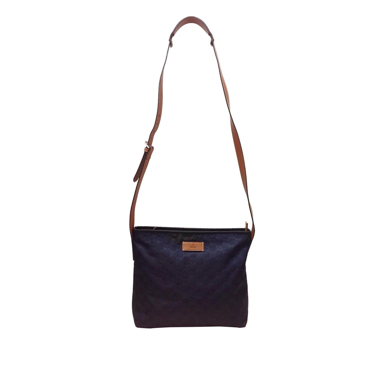 Gucci GG SHG-PDm5cS Nylon Black Crossbody Bag