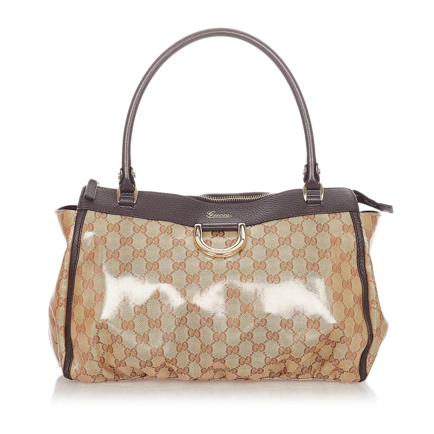 Gucci GG Crystal Abbey-D Ring Tote Bag (SHG-21367)