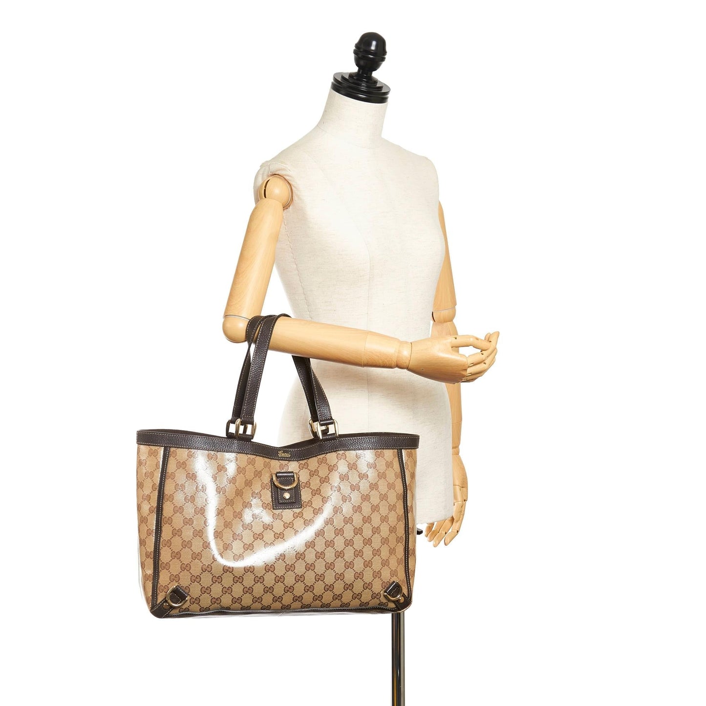 Gucci GG Crystal Abbey D-Ring Tote Bag (SHG-32745)