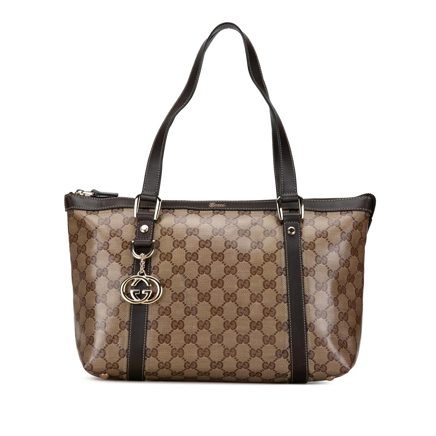 Gucci Crystal Abbey Ring Tote Shg Bot90S Jewelry