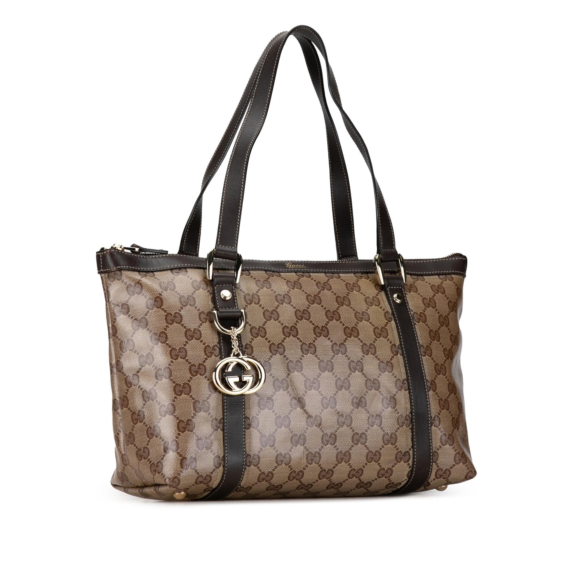 Gucci Crystal Abbey Ring Tote Shg Bot90S Jewelry