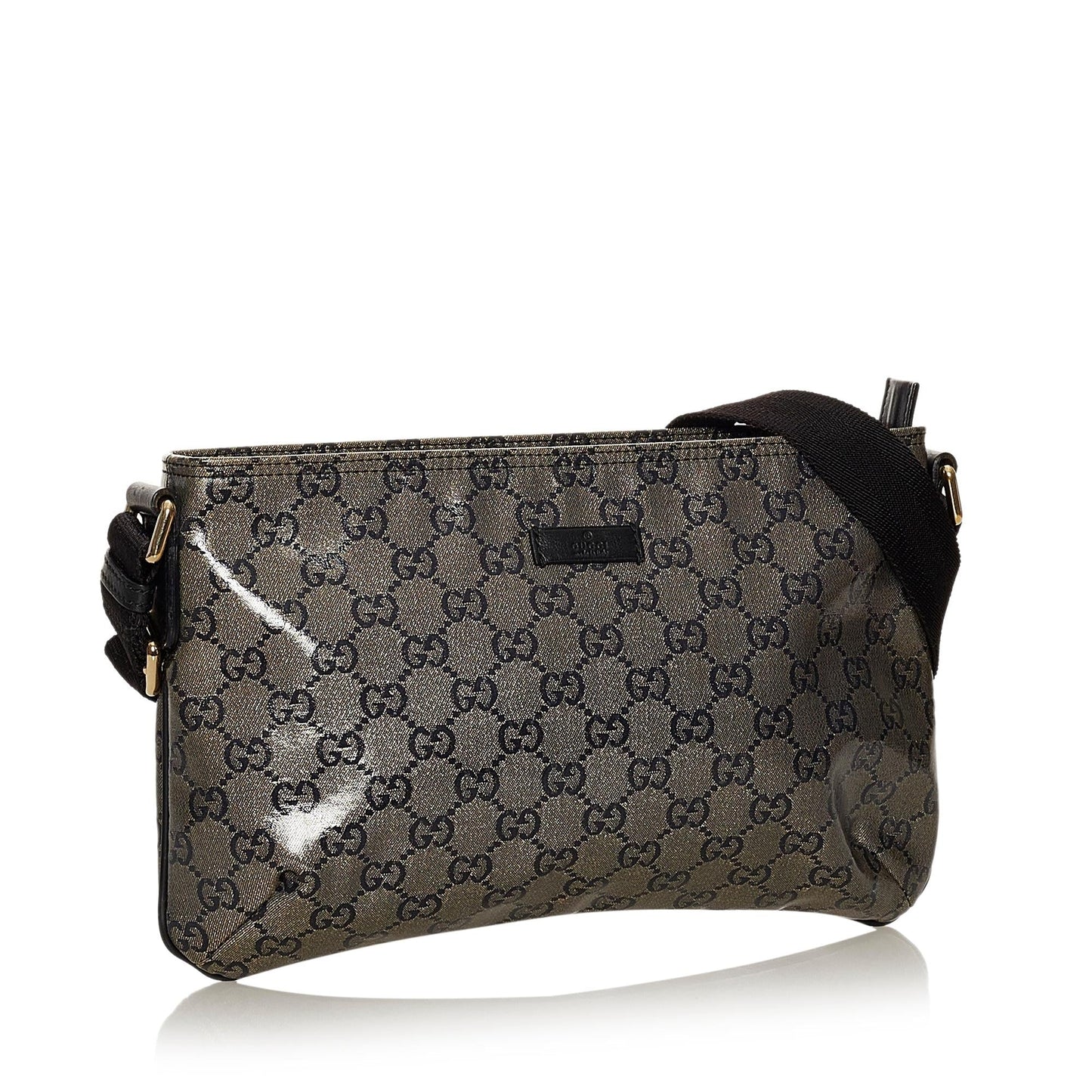 Gucci GG Crystal SHG Grey Crossbody Bag