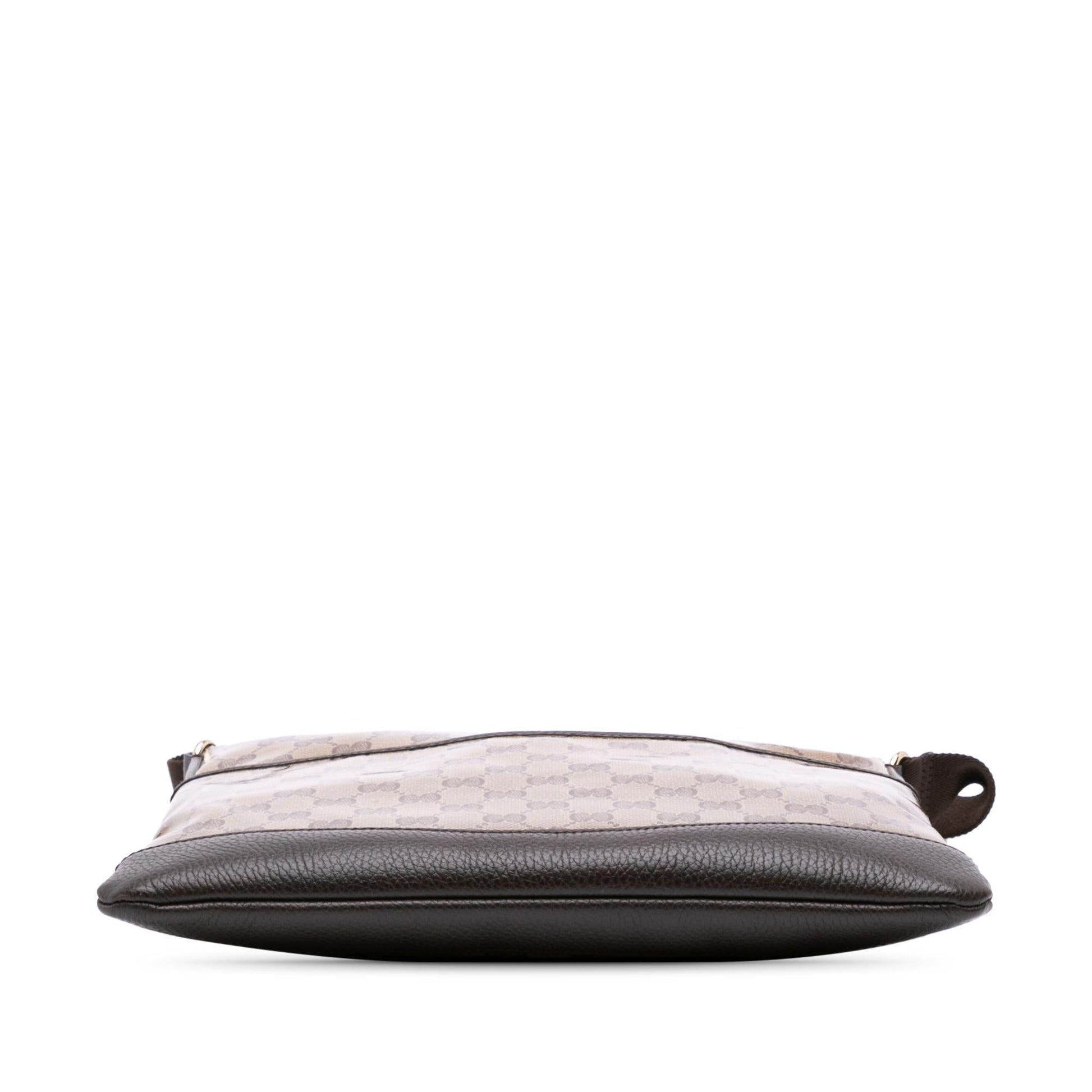 Gucci GG Crystal Flat Messenger Shoes