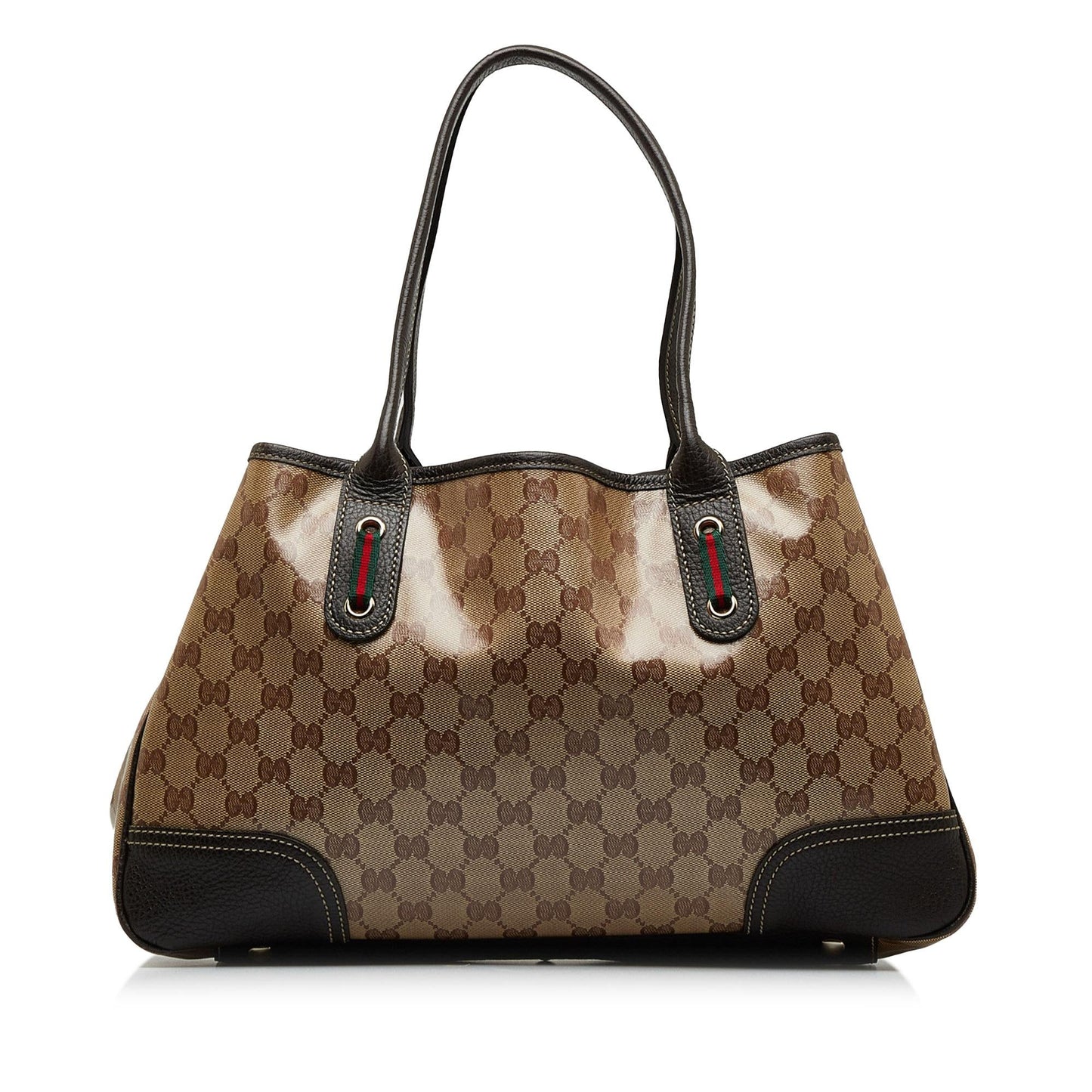 Gucci GG Crystal Princy SHG-4Be2KE Brown Tote Bag