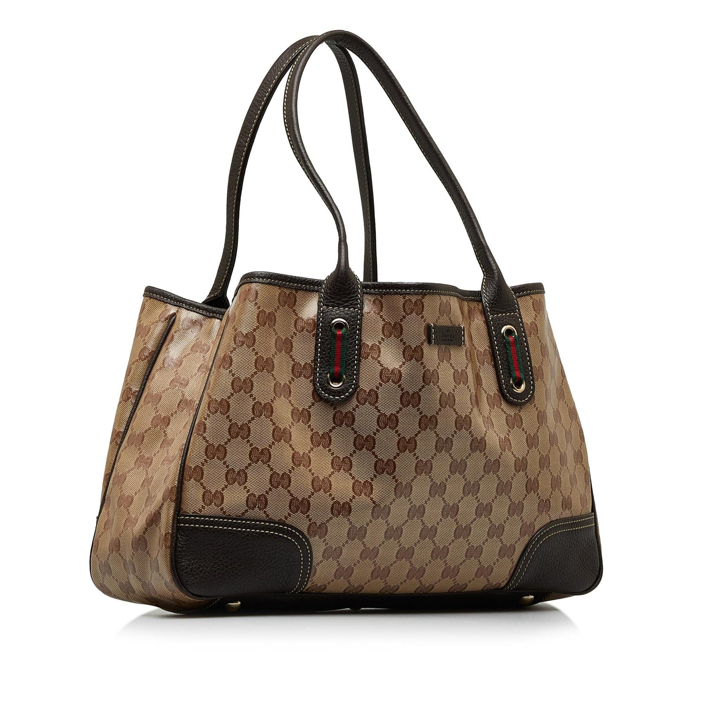 Gucci GG Crystal Princy SHG-4Be2KE Brown Tote Bag