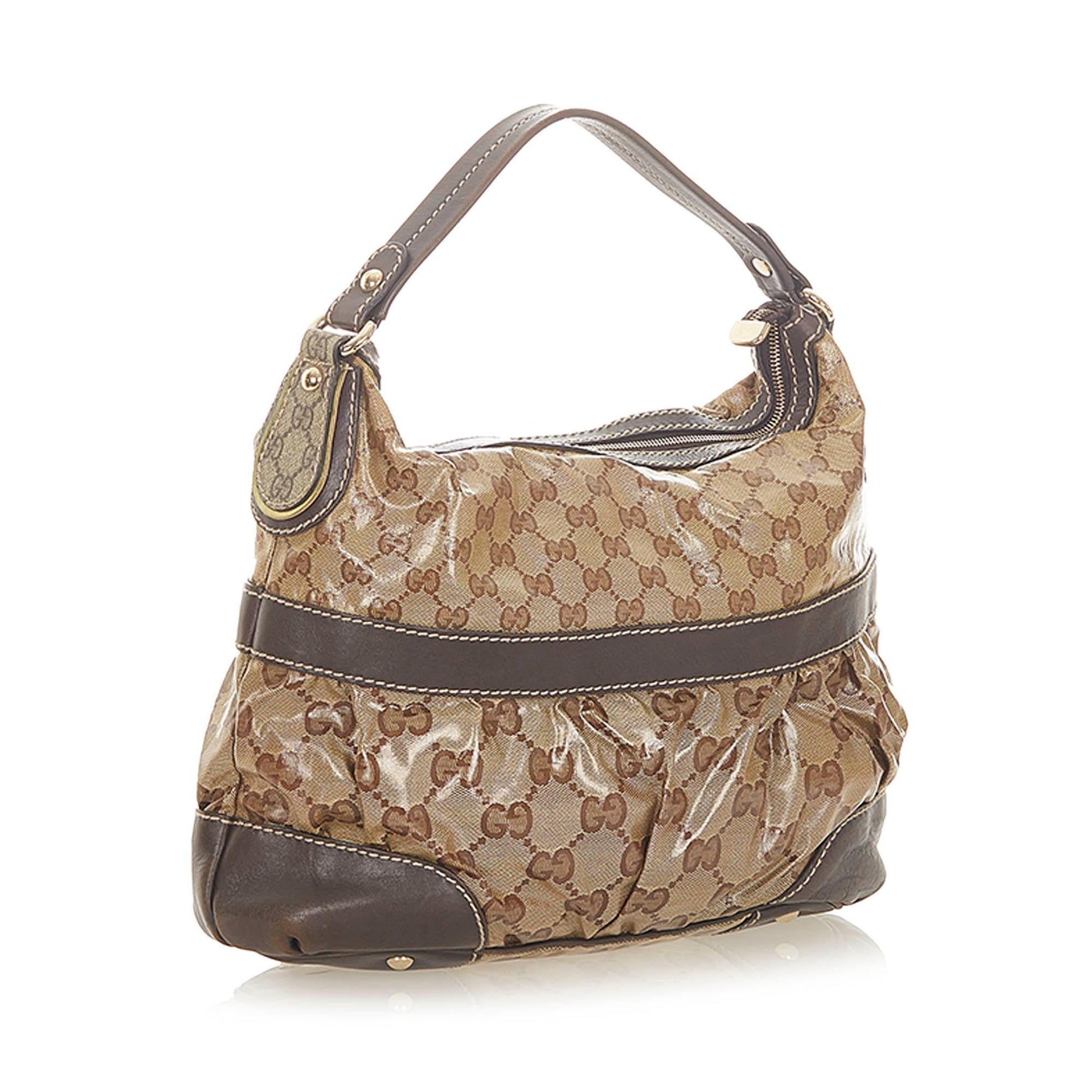 Gucci GG Crystal SHG Brown Shoulder Bag 3