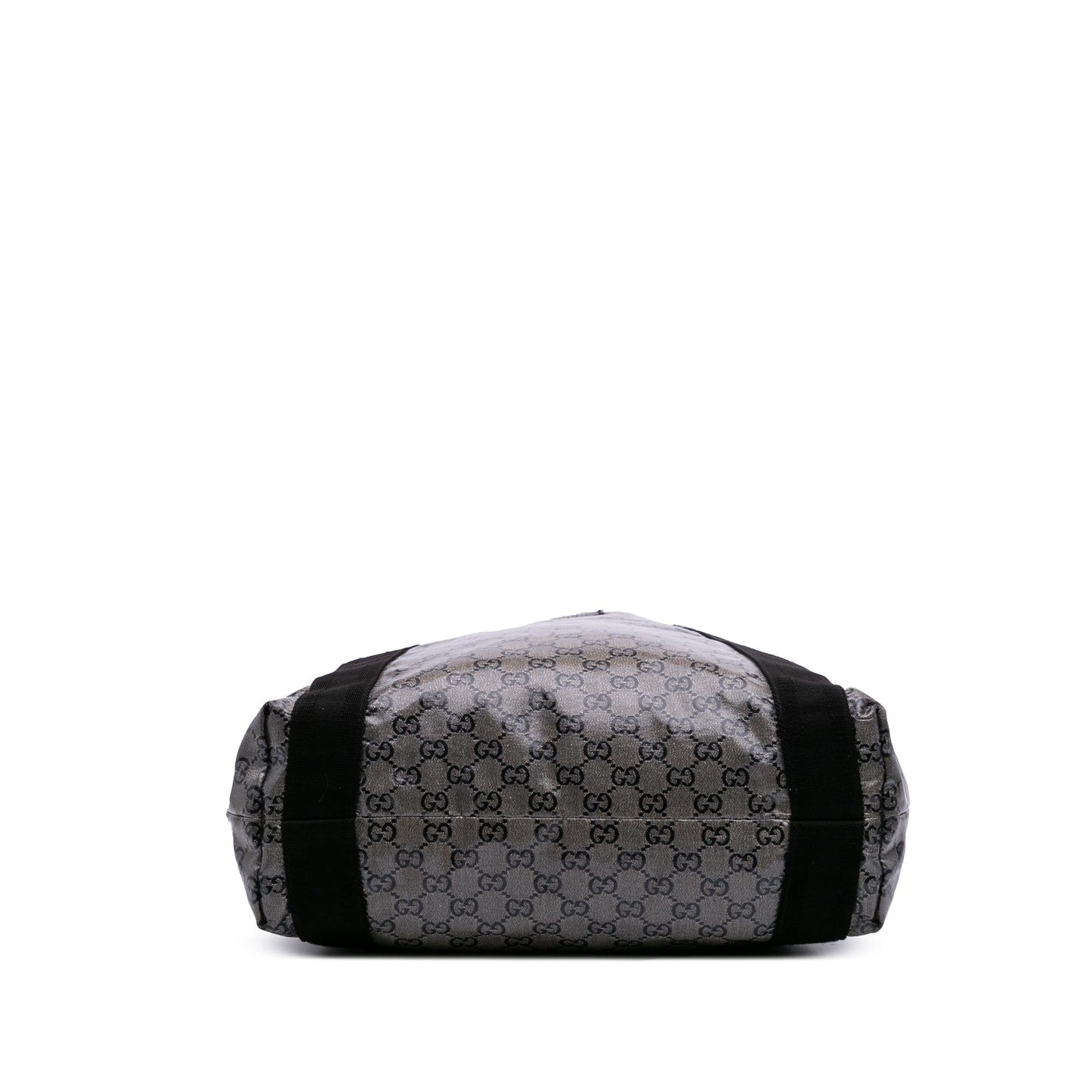 Gucci GG Crystal Web Canvas Grey Tote Bag