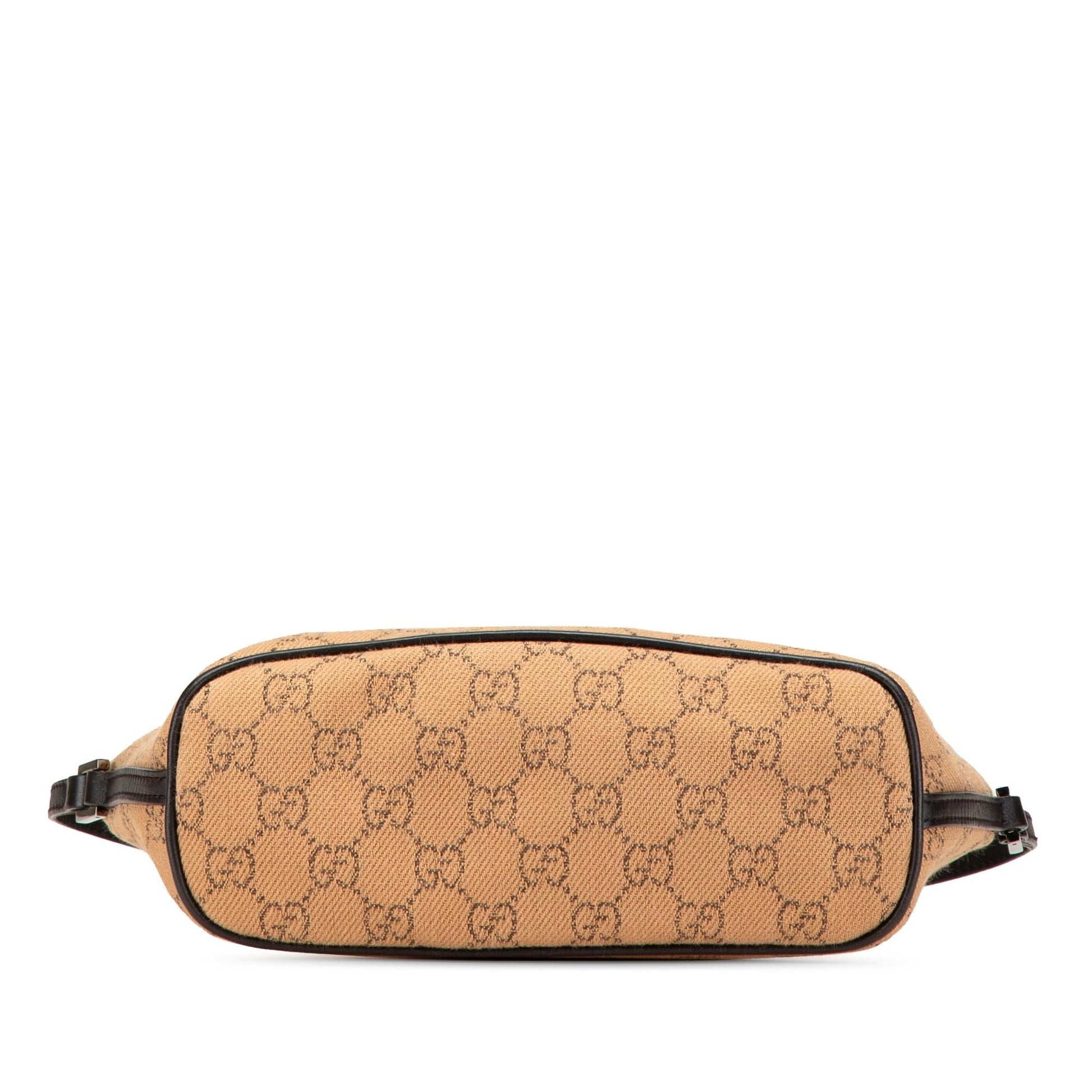 Gucci GG Boat Denim Calf Brown Shoulder Bag