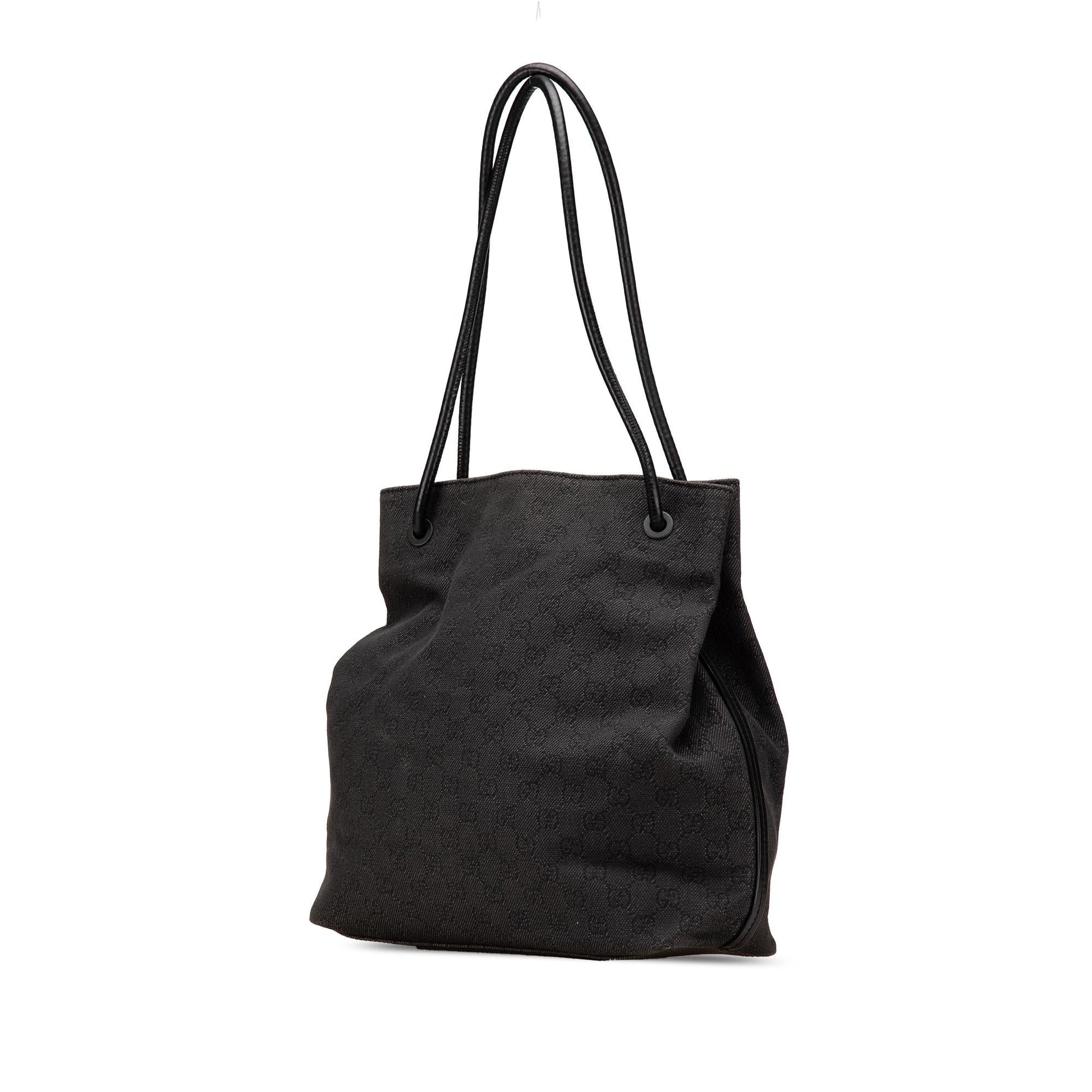 Gucci GG Gifford Denim Black Tote Bag
