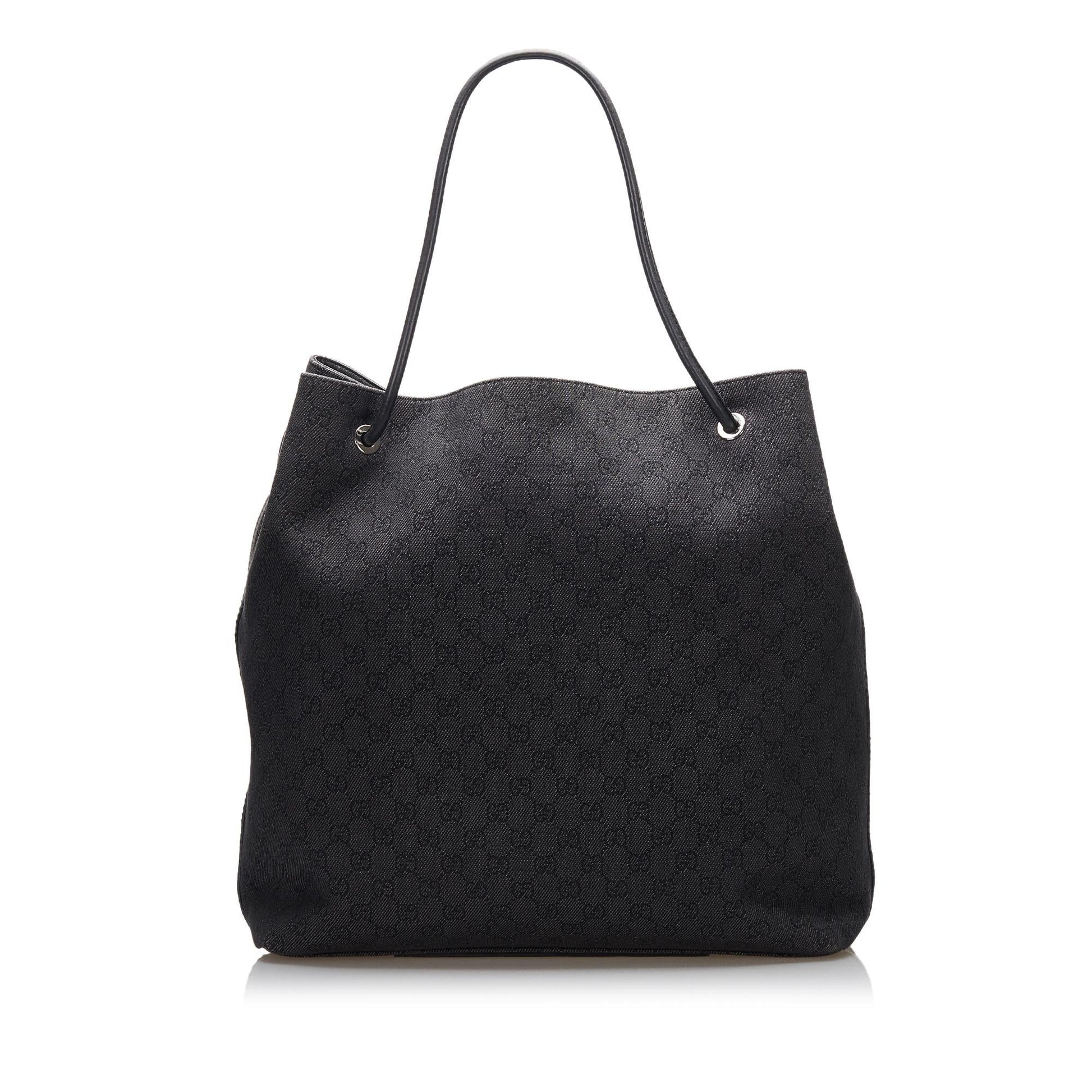 Gucci GG Gifford SHG Denim Black Tote Bag