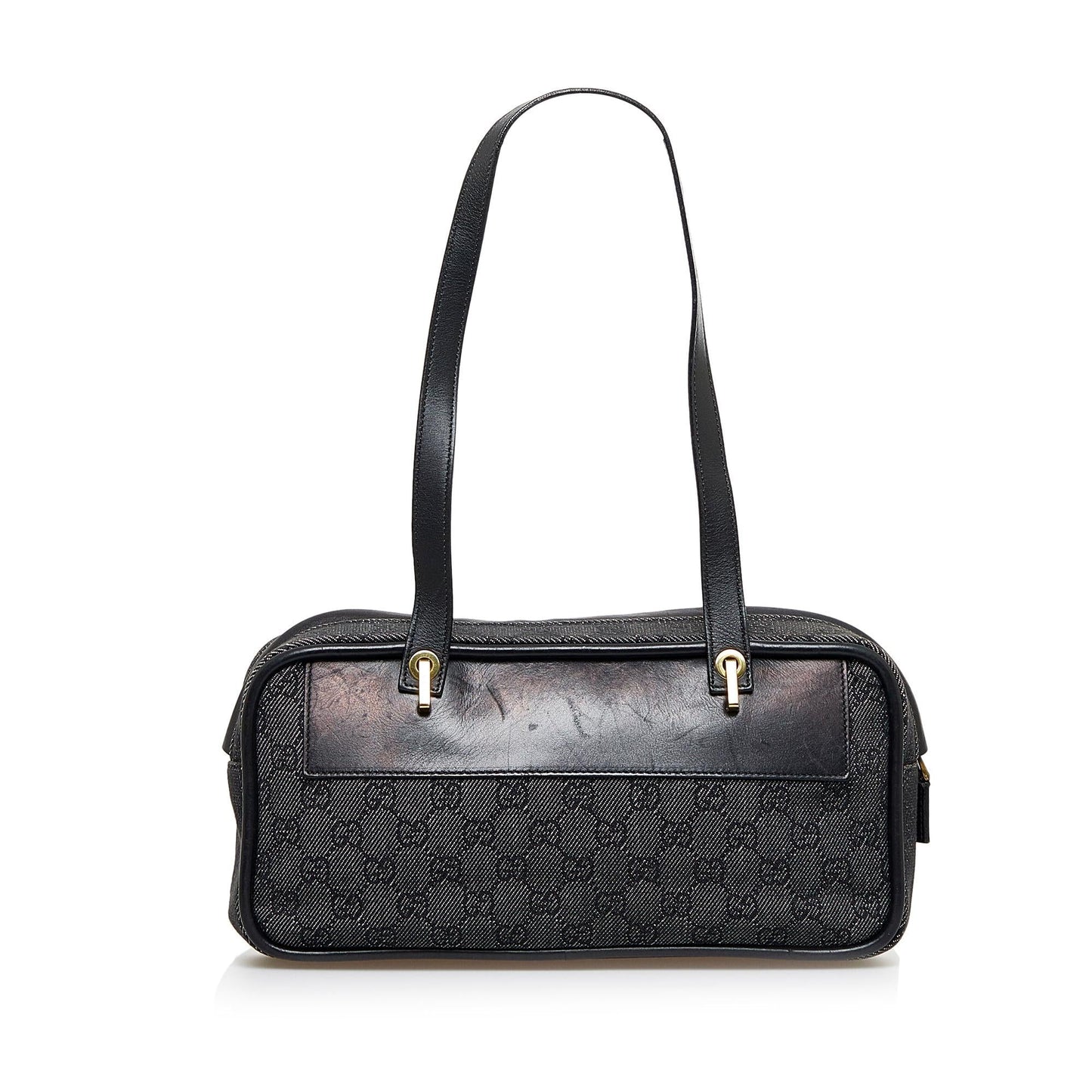 Gucci GG SHG-PBERuM Denim Grey Shoulder Bag